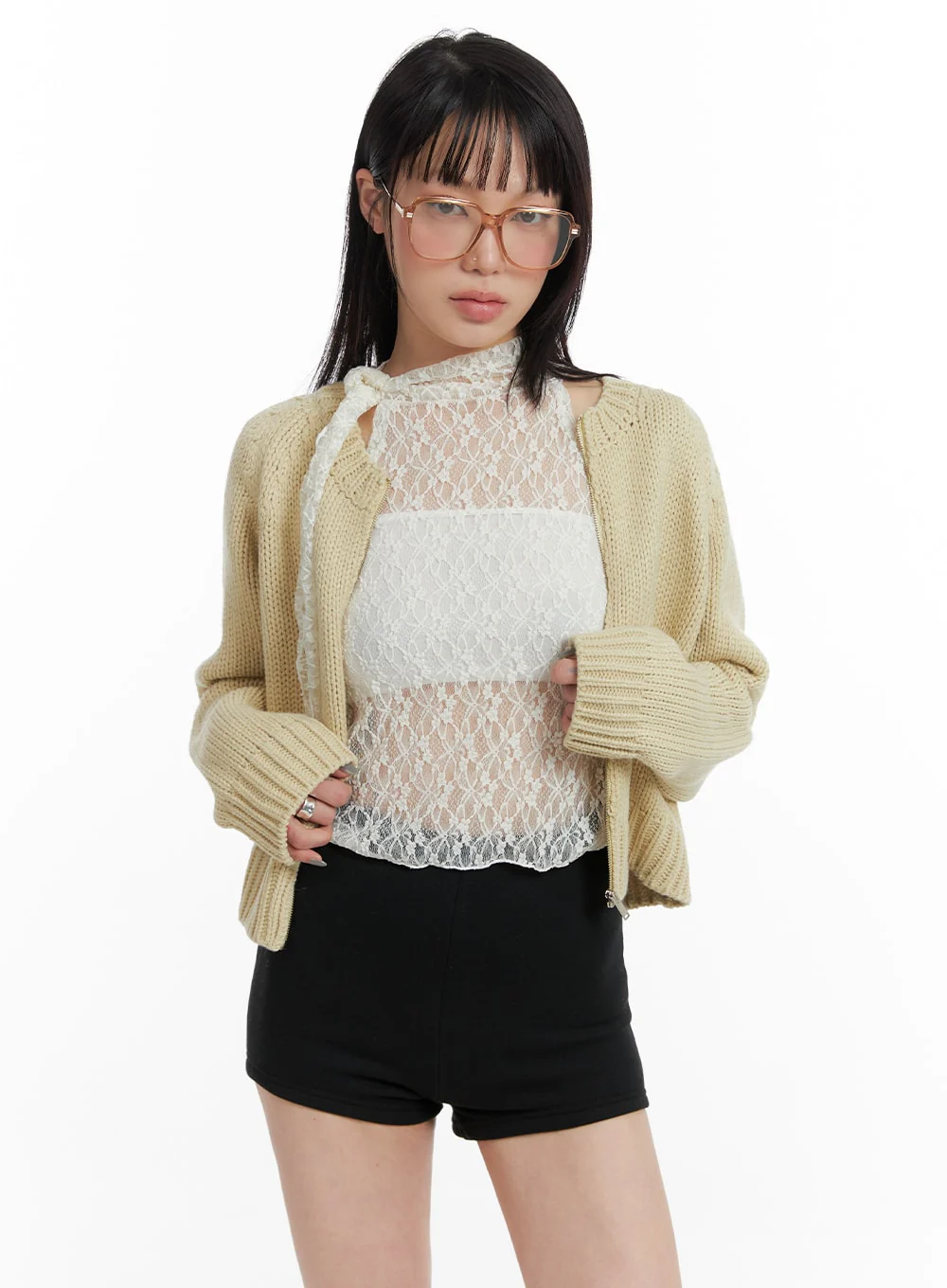 High-Waist Shorts IF423 - Image 6