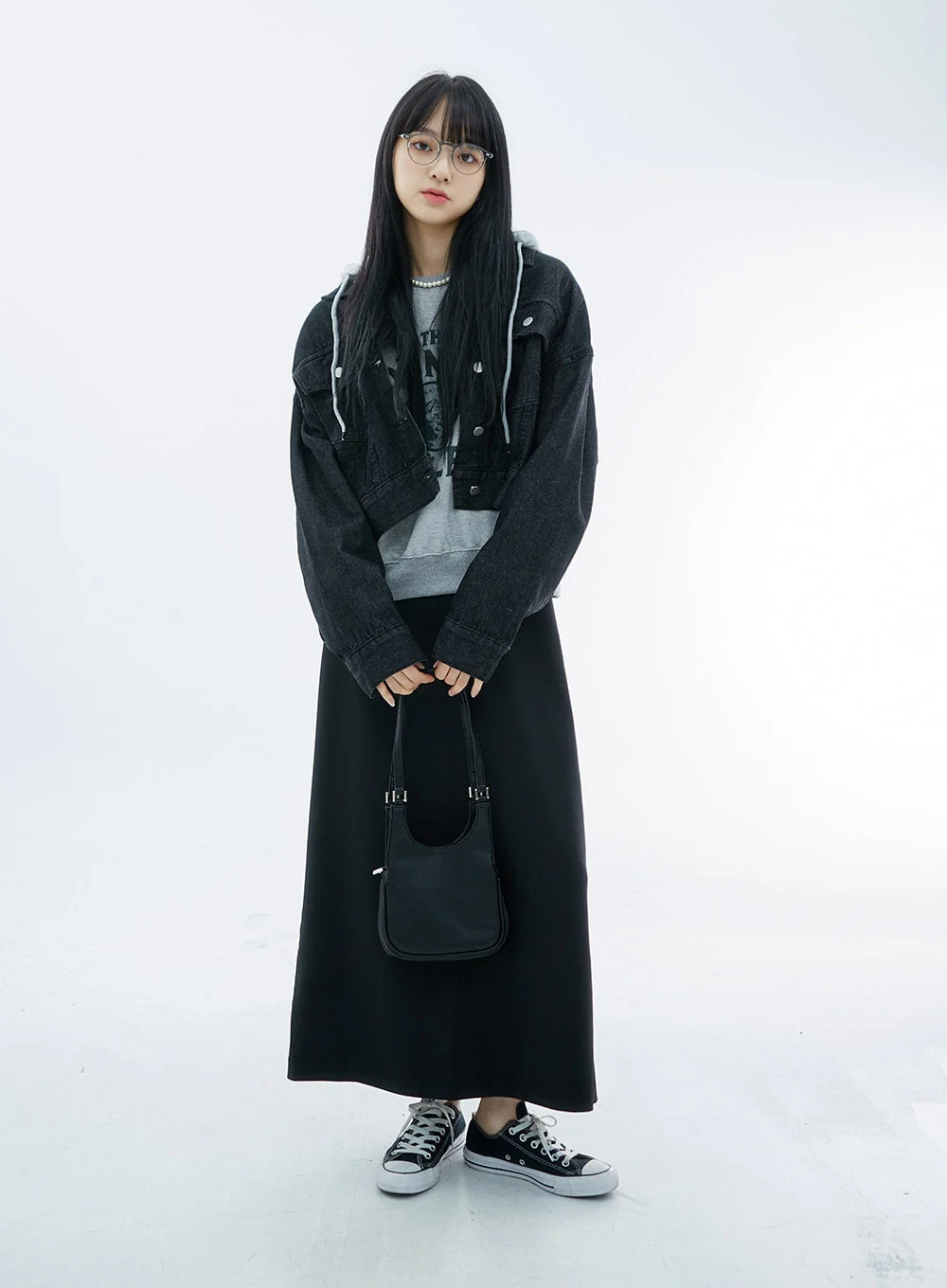 High Waist Simple Maxi Long Skirt OO04 - Image 8