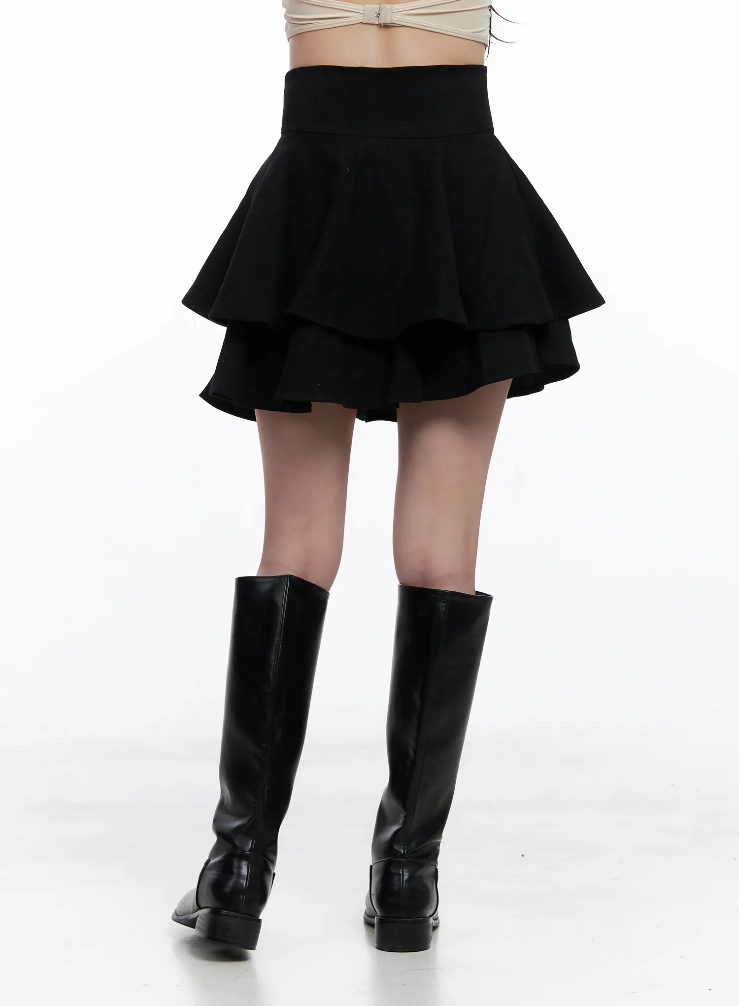 High Waist Tiered Mini Skirt CS523 - Image 6