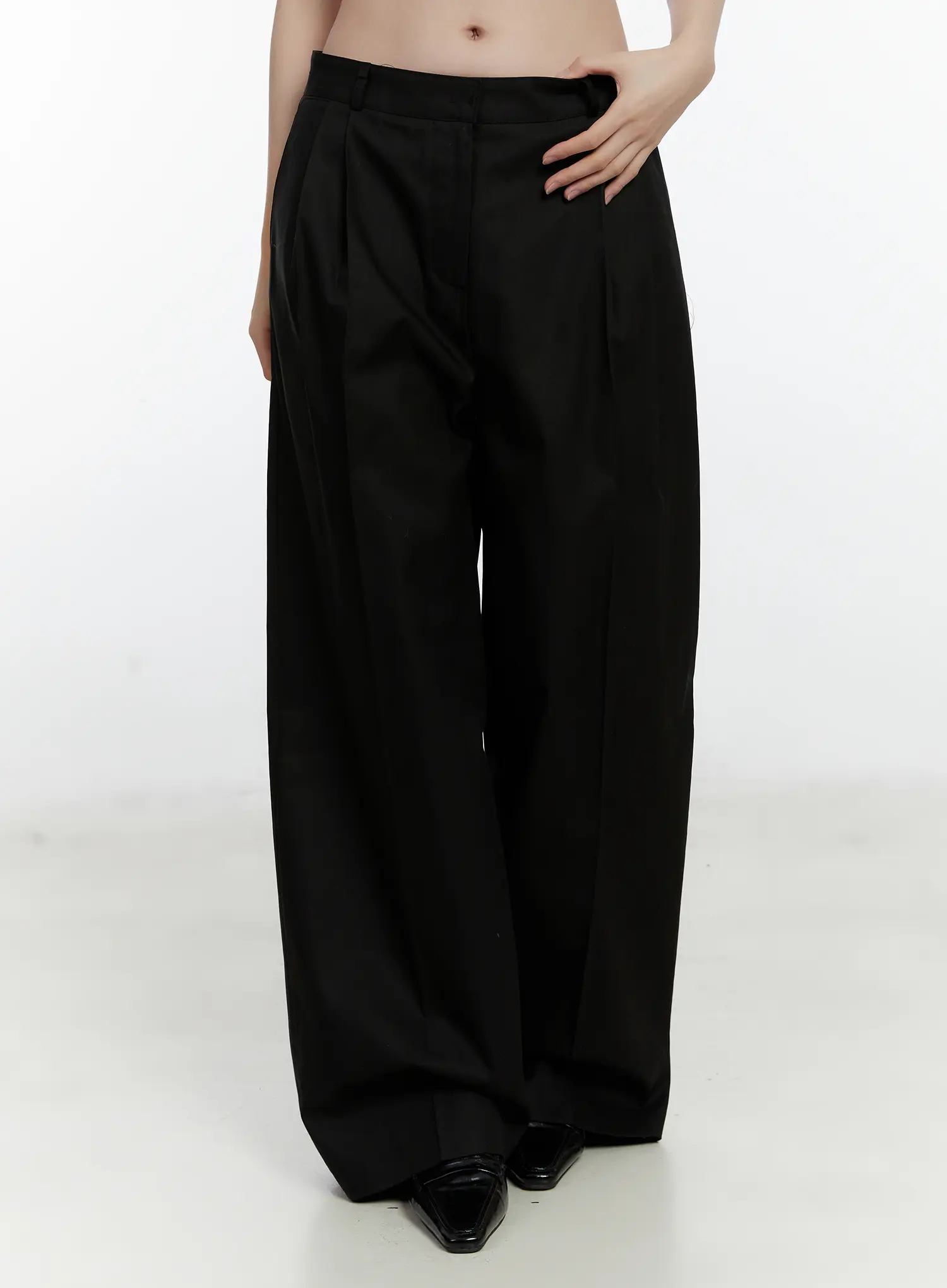 High-Waist Wide Leg Trousers F502 - Image 2