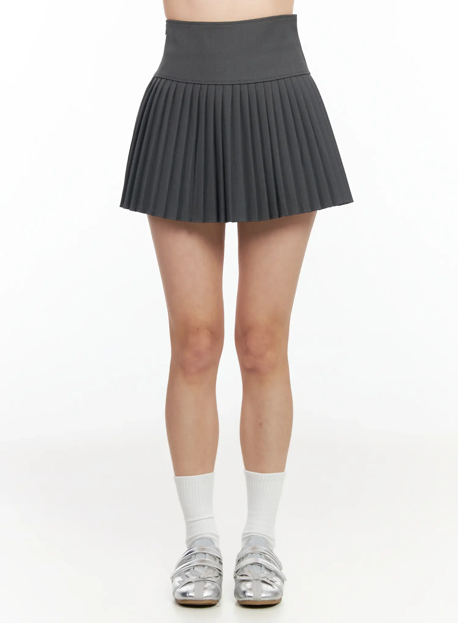 High-Waisted Pleated Tennis Skirt IM524