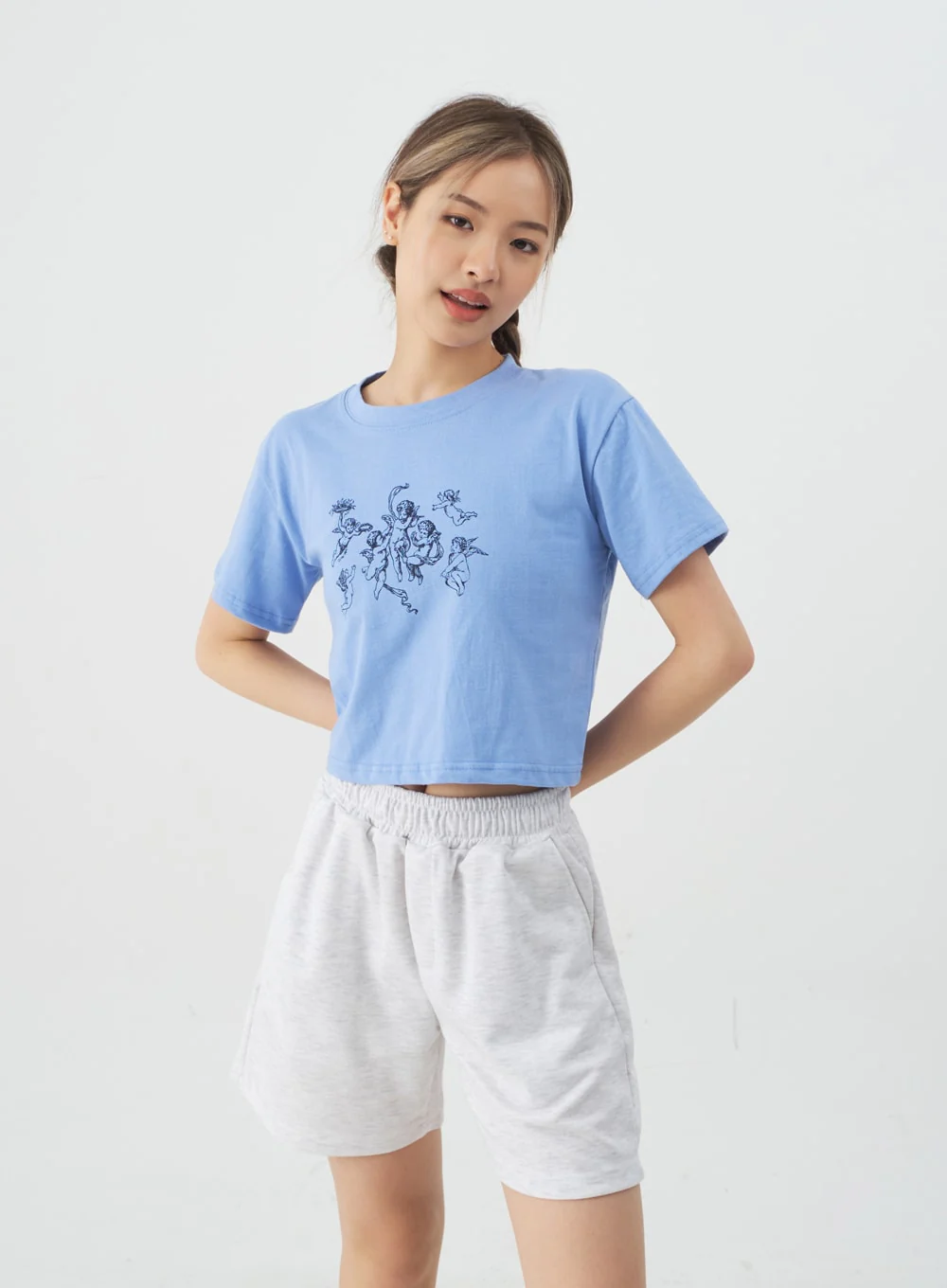 High-Waisted Sweat Shorts CJ13 - Image 11