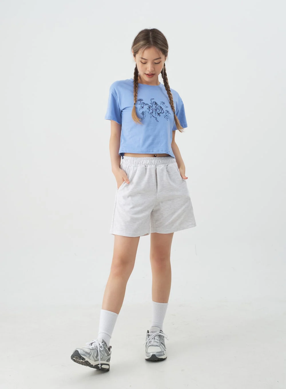 High-Waisted Sweat Shorts CJ13 - Image 12