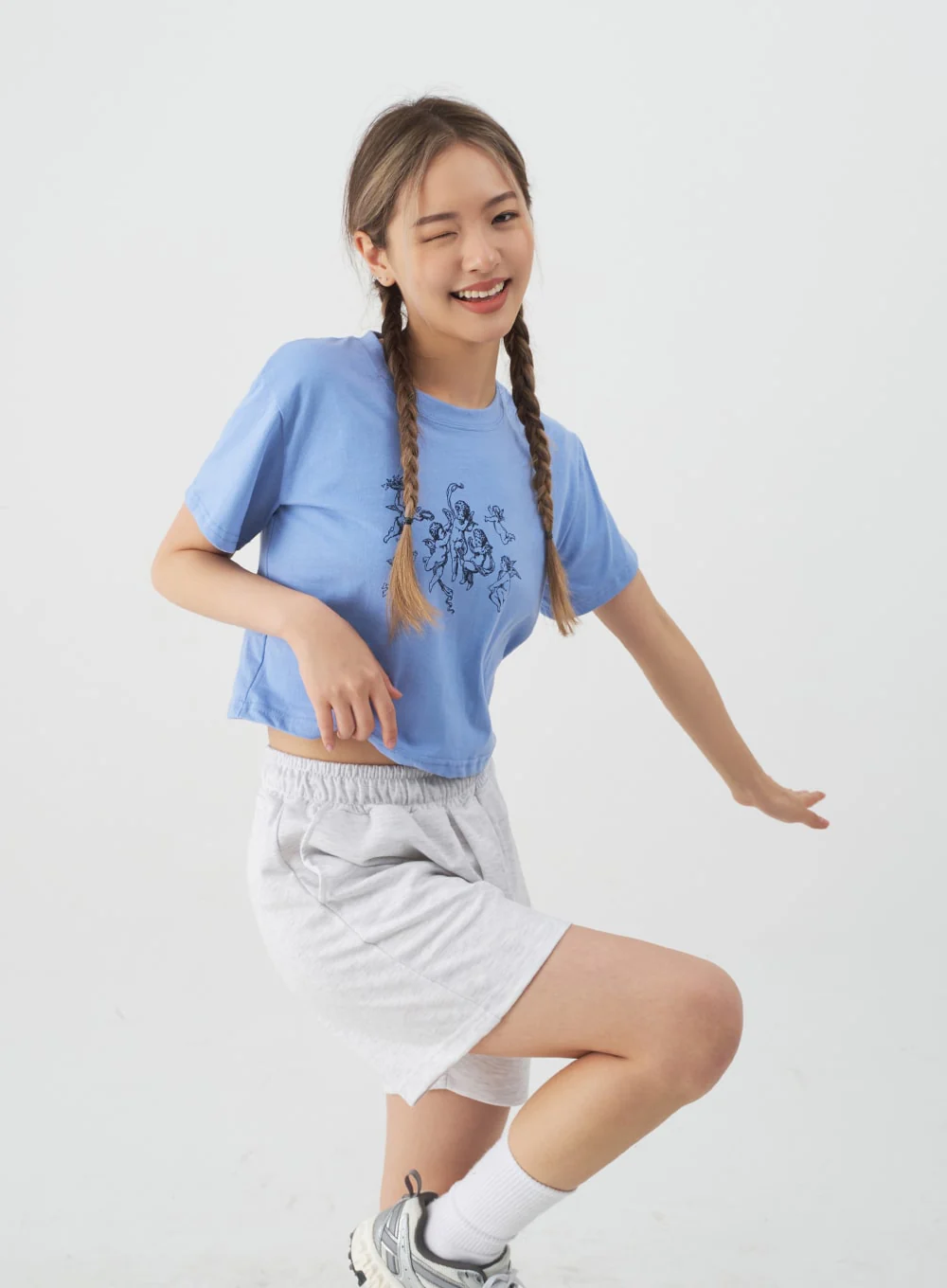 High-Waisted Sweat Shorts CJ13 - Image 5