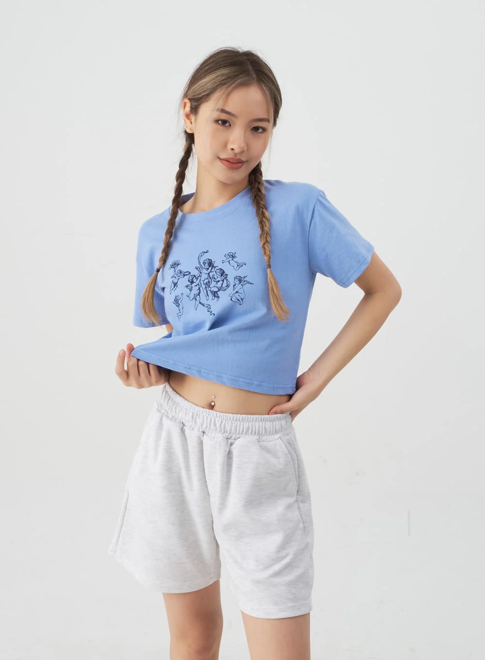 High-Waisted Sweat Shorts CJ13 - Image 7