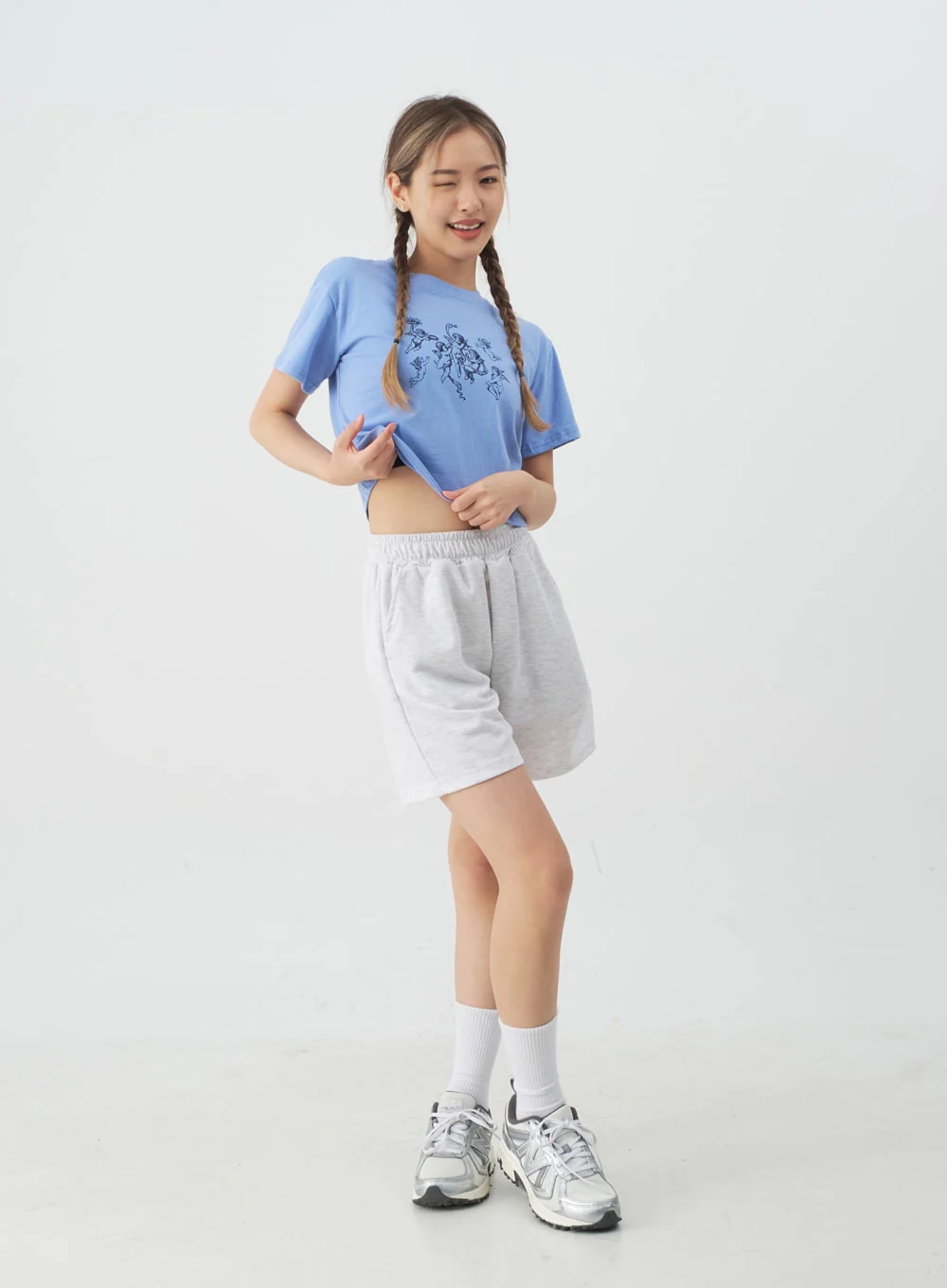 High-Waisted Sweat Shorts CJ13 - Image 8