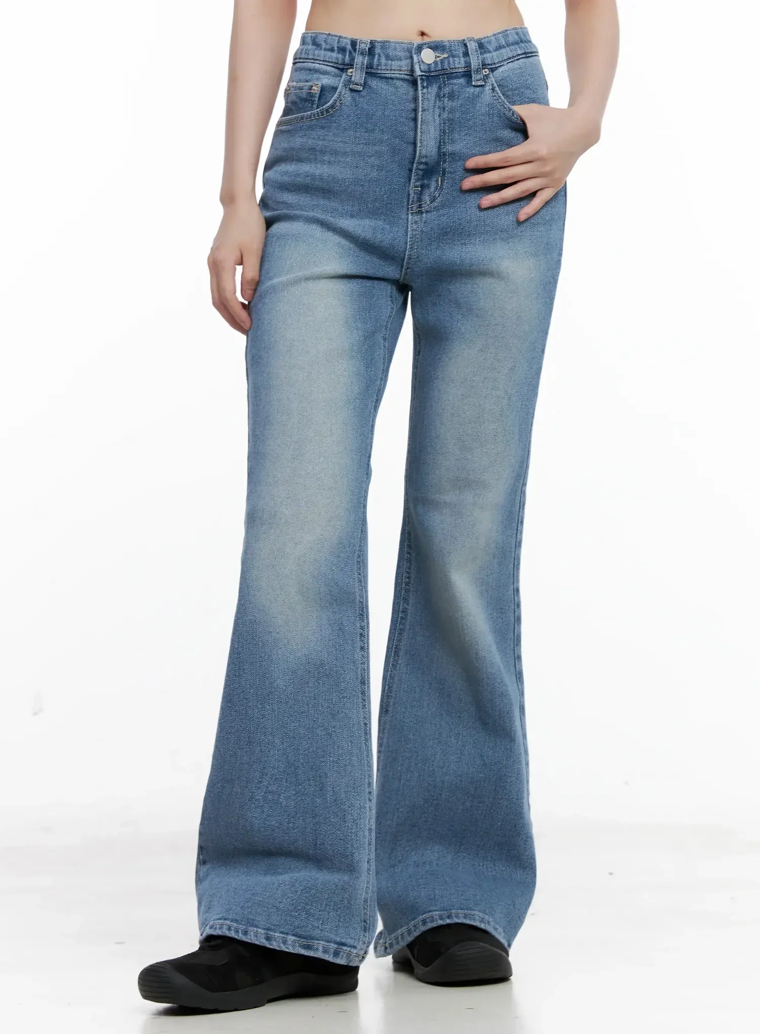 Hikaru High-Waist Flare Jeans IL531 - Image 8