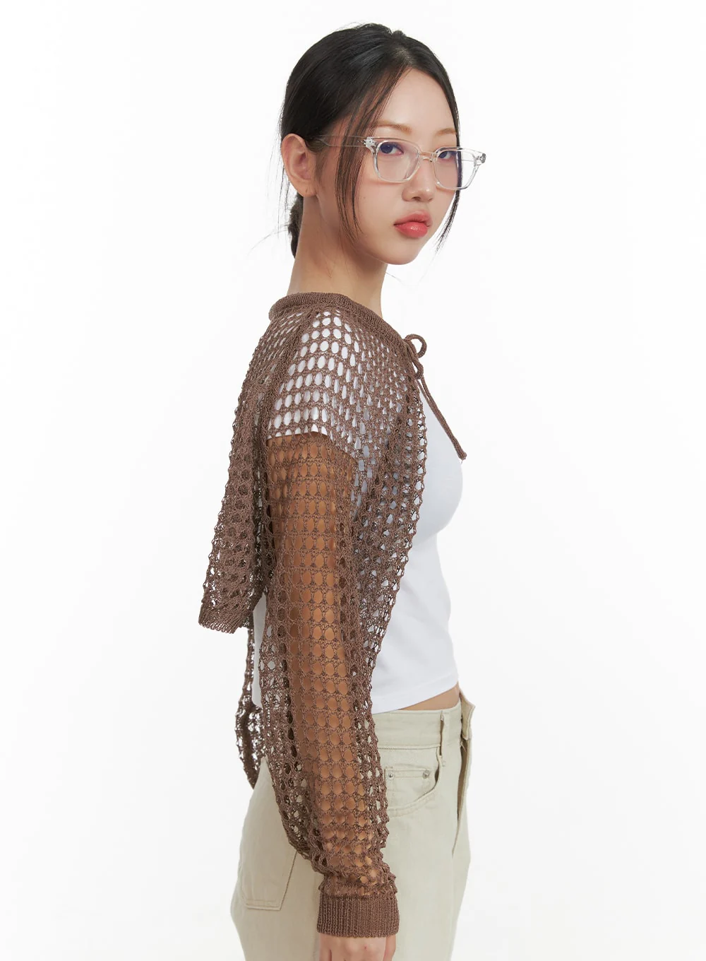Hollow Out Crochet Bolero OA419 - Image 3