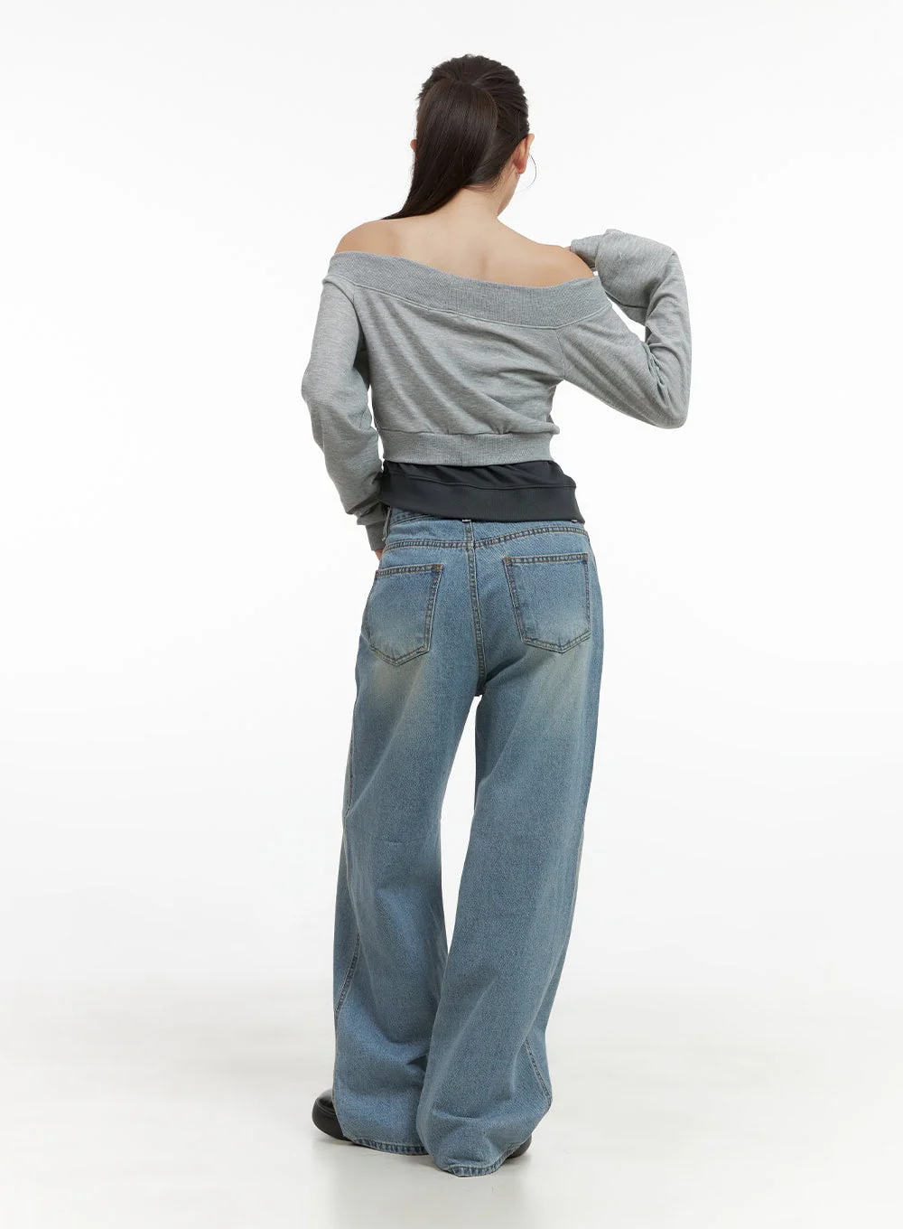 Holly Low Rise Loose Jeans CS404 - Image 6
