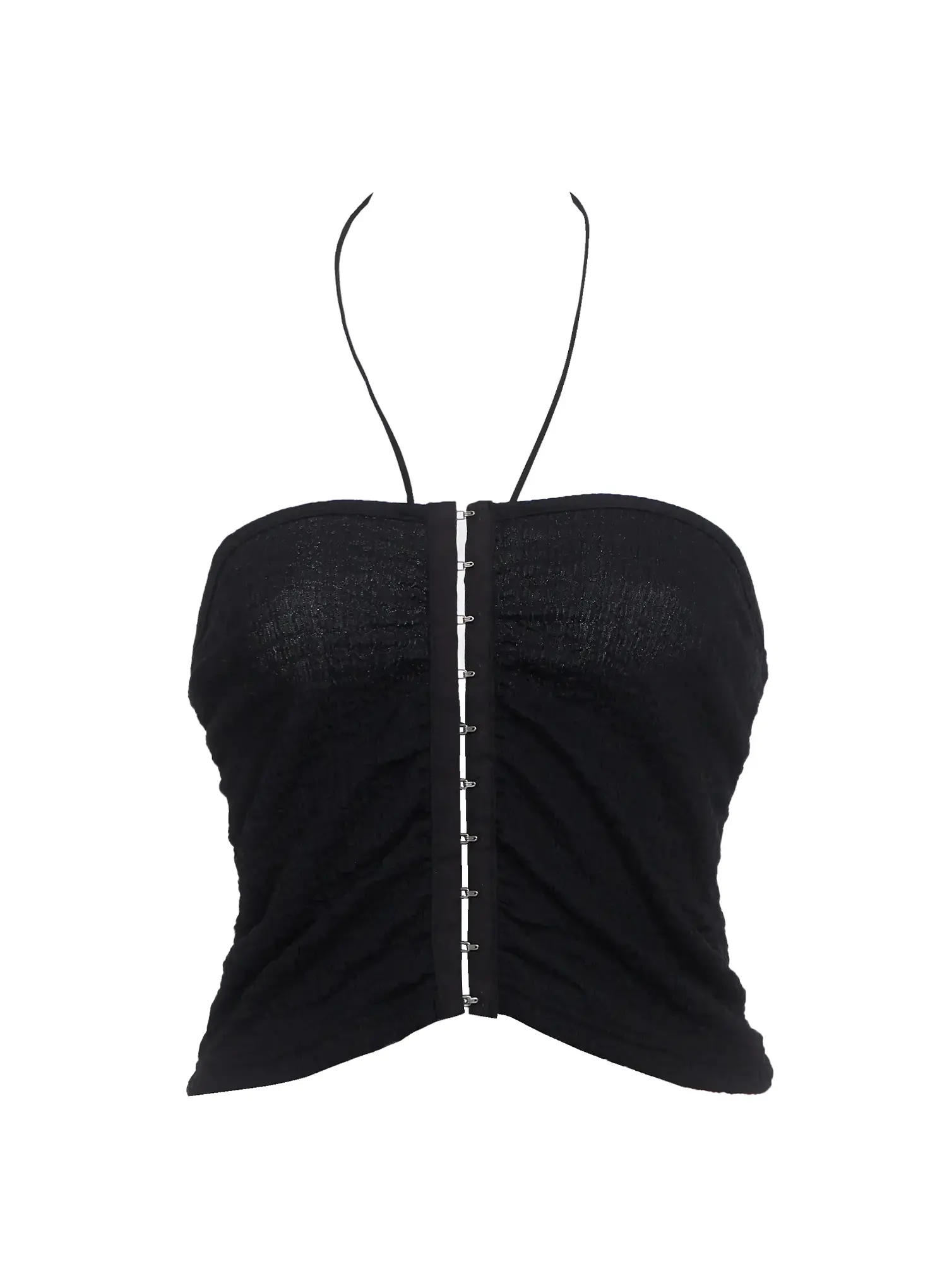 Hook-Front Halter Crop Top IC503 - Image 4