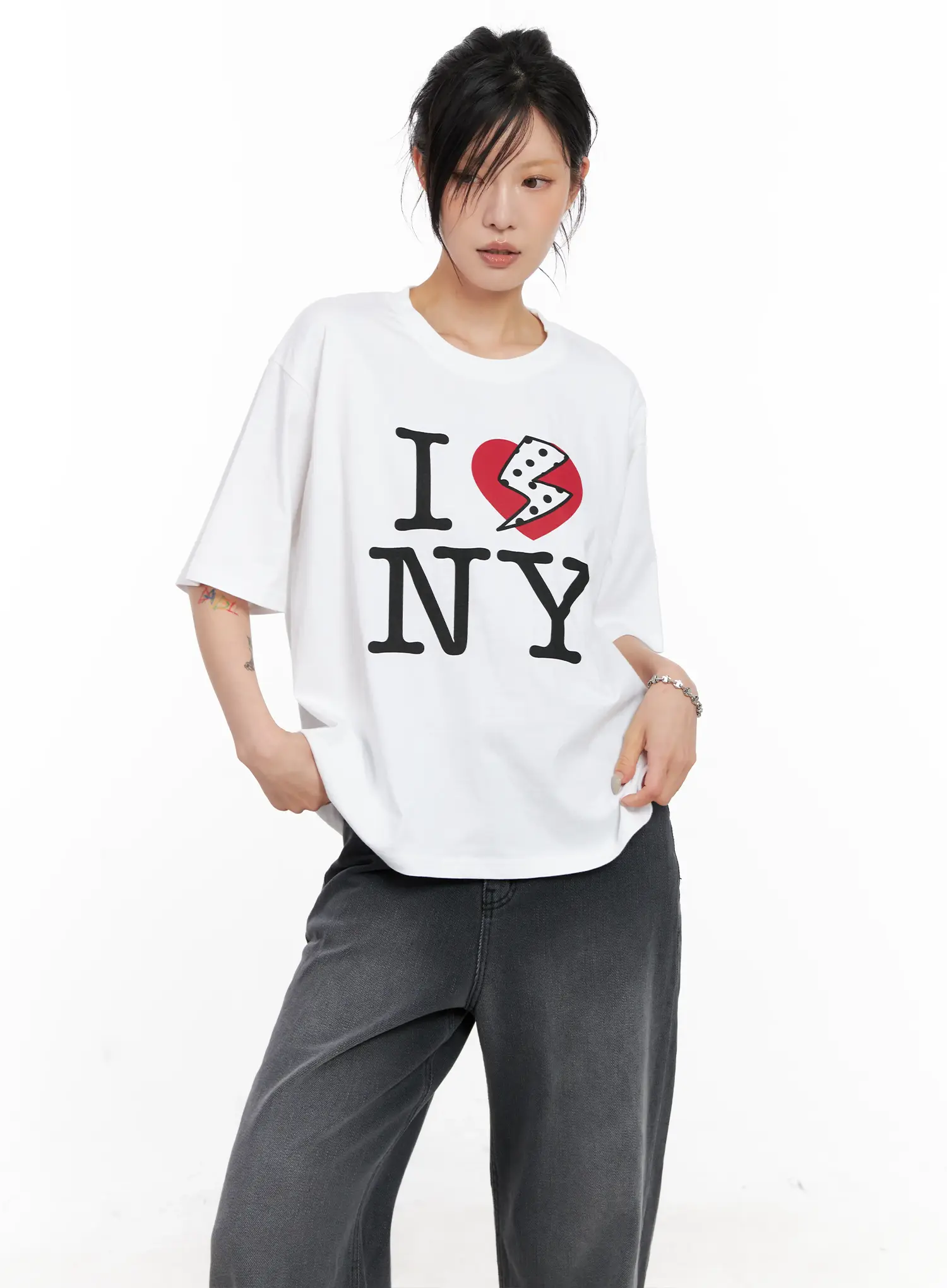 I Love NY Graphic T-Shirt CL528 - Image 11