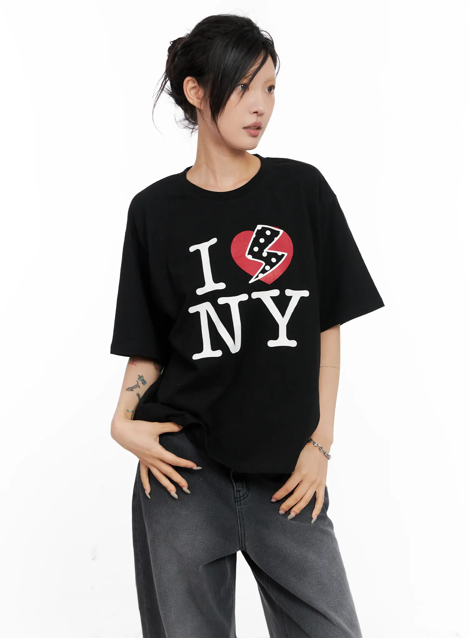 I Love NY Graphic T-Shirt CL528 - Image 12
