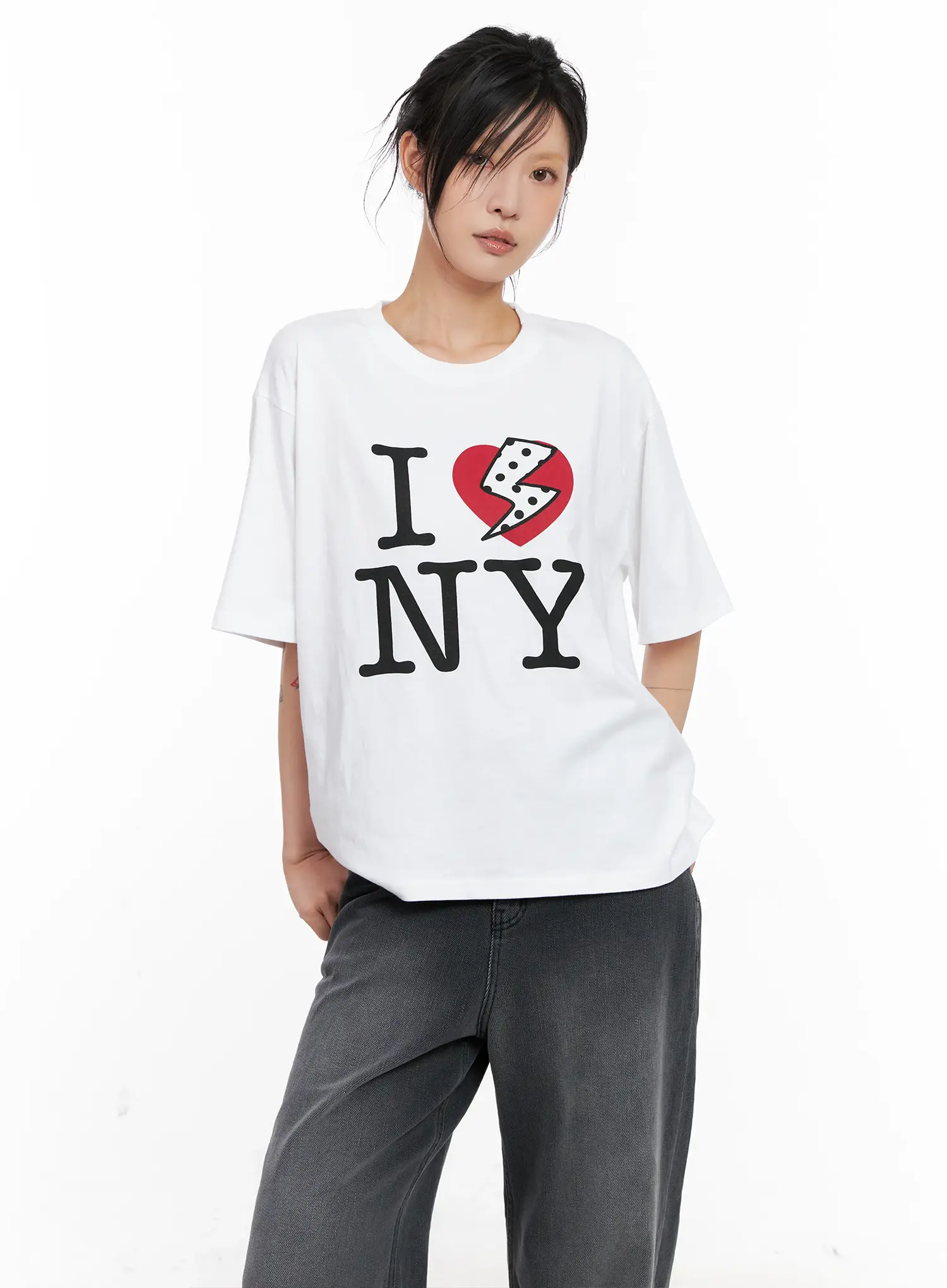 I Love NY Graphic T-Shirt CL528 - Image 2