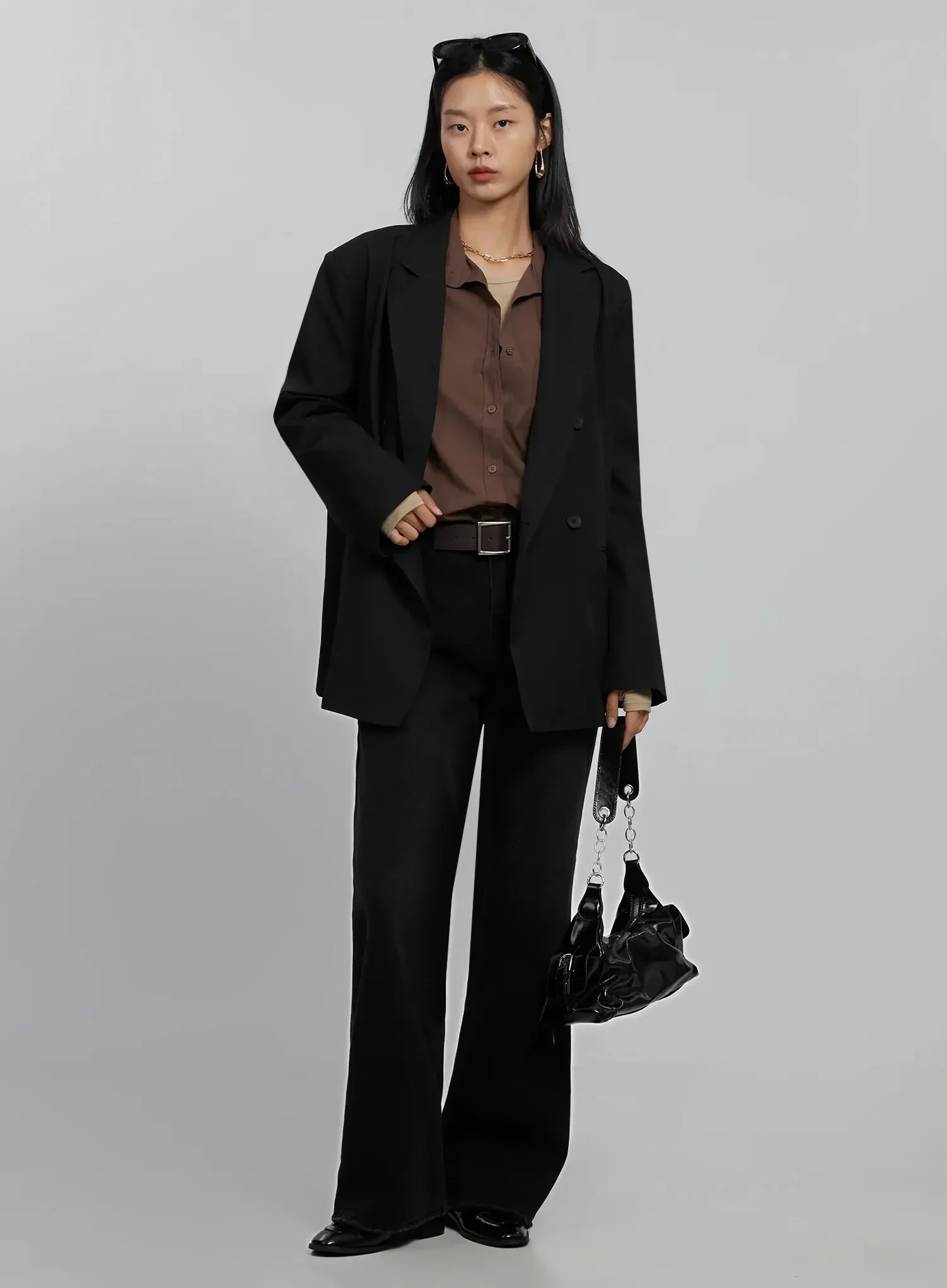 Imani Wide-Leg Flared Jeans ID516 - Image 15