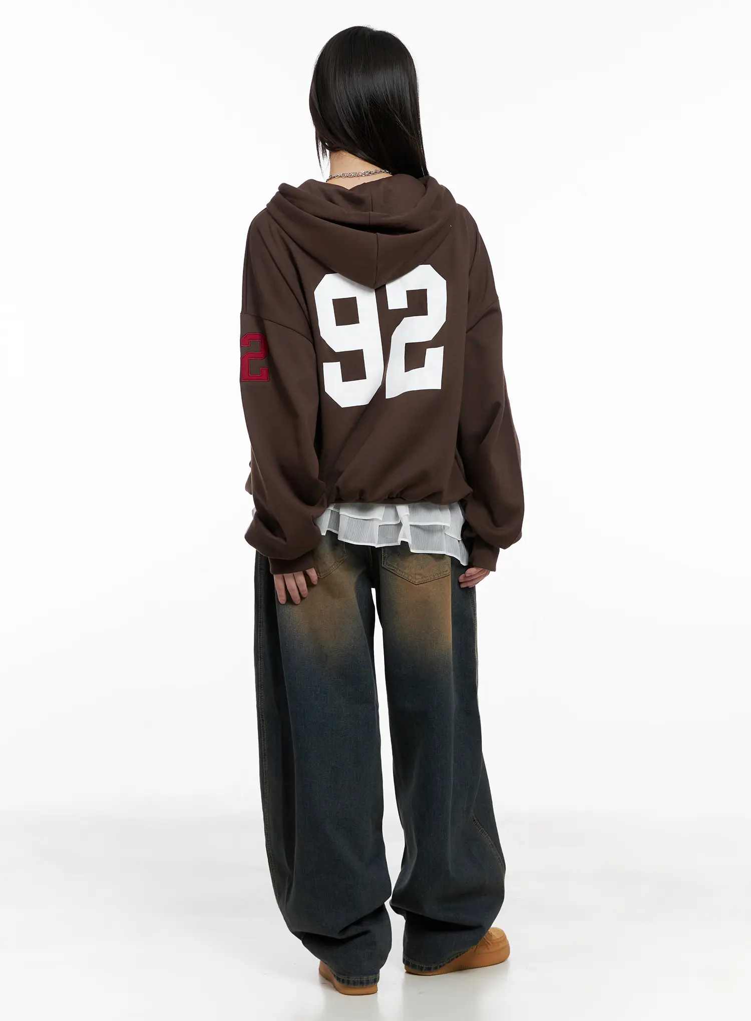 Jaycee Vintage Wash Baggy Jeans CG519 - Image 8
