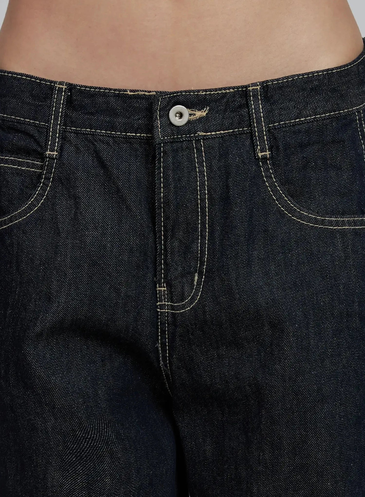 Jillian Dark Wash Casual Straight Jeans IM520 - Image 5
