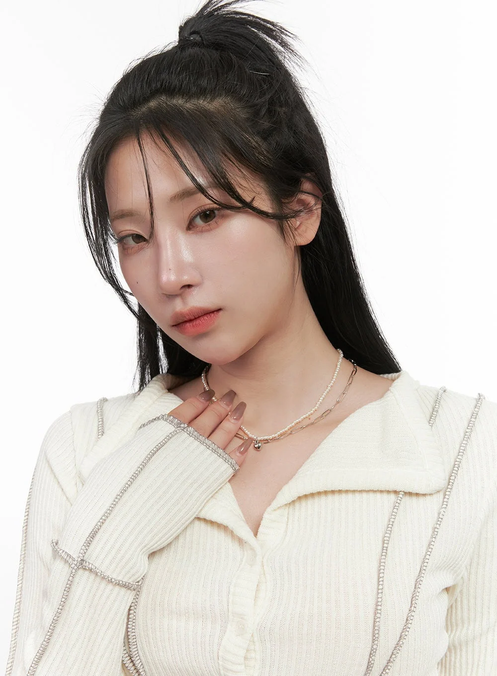 Jinju Clip Necklace CJ520 - Image 4