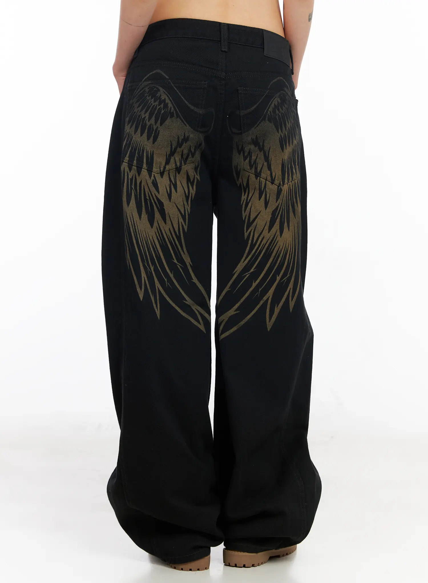 Joan Graphic Wide Leg Pants CM516 - Image 2