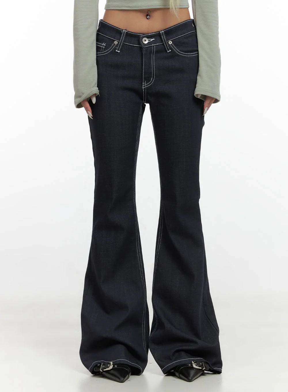 Jolie Classic SlimFit Cotton Bootcut Jeans CS425