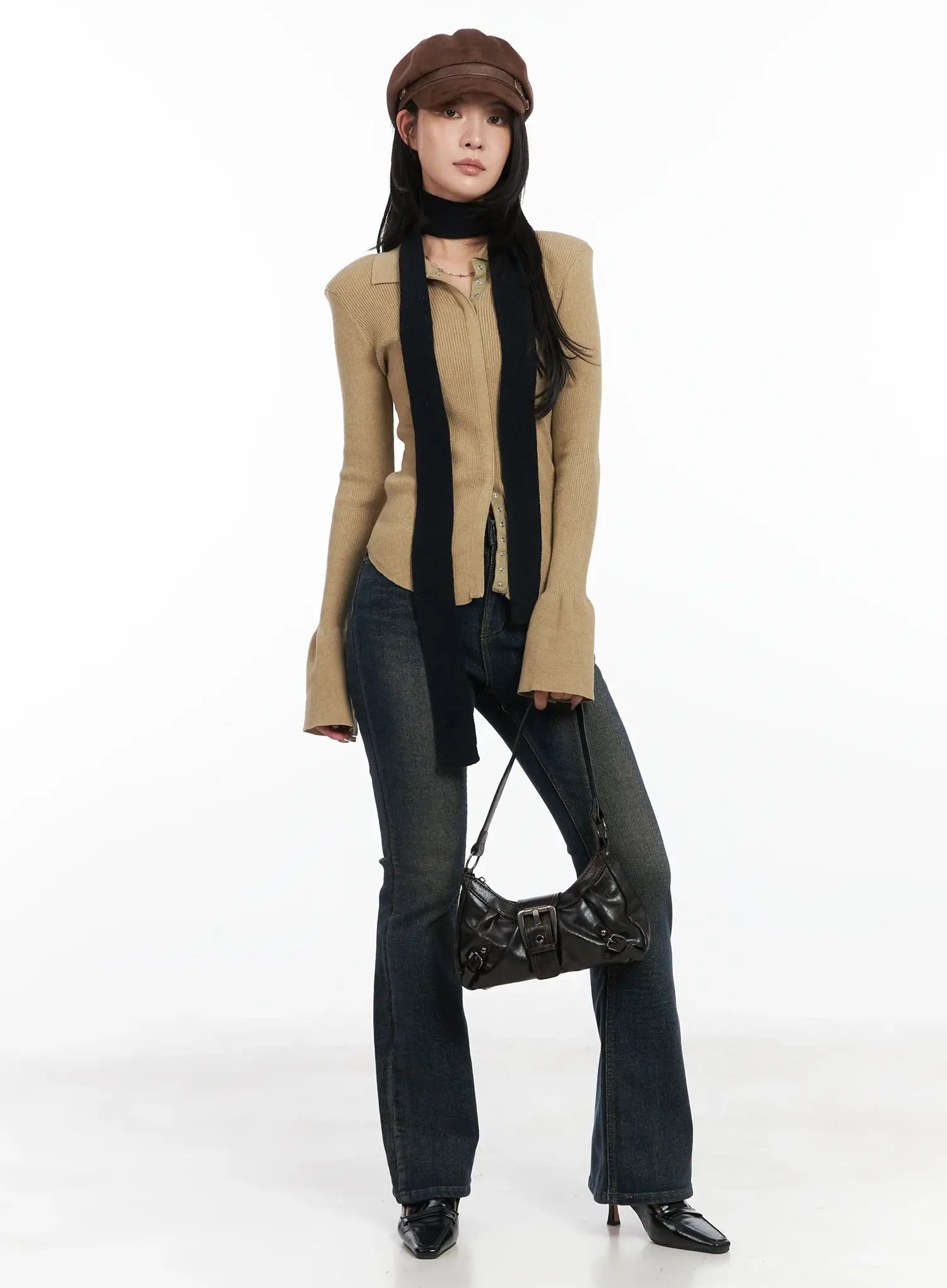 Jordyn High-Waist Bootcut Jeans CD502