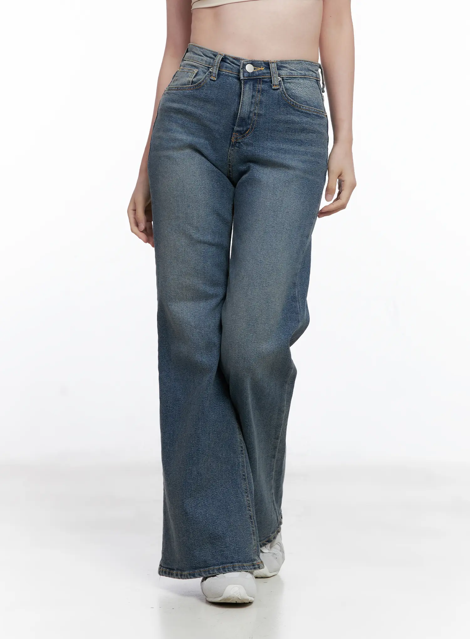 Juae High Waist Flare Jeans CG520 - Image 8