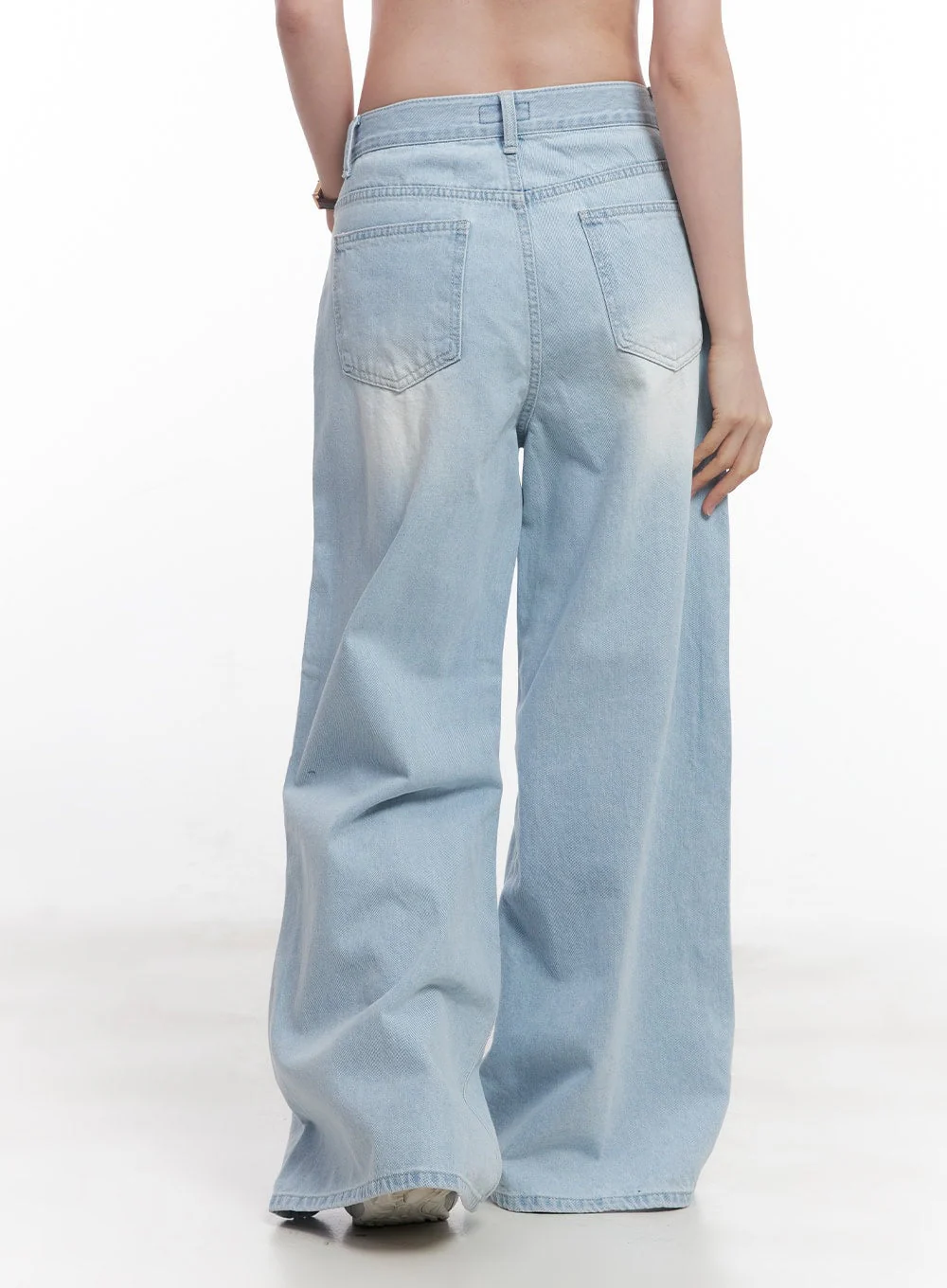 Judie Washed Wide-Leg Jeans CY519 - Image 7