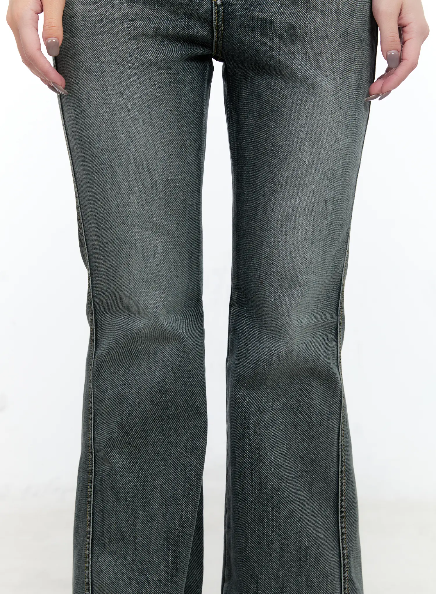 Judith Washed Bootcut Jeans CN517 - Image 9