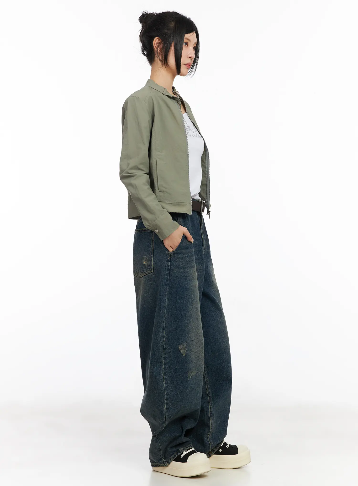 Katerina High-Waisted Baggy Jeans CM516 - Image 5