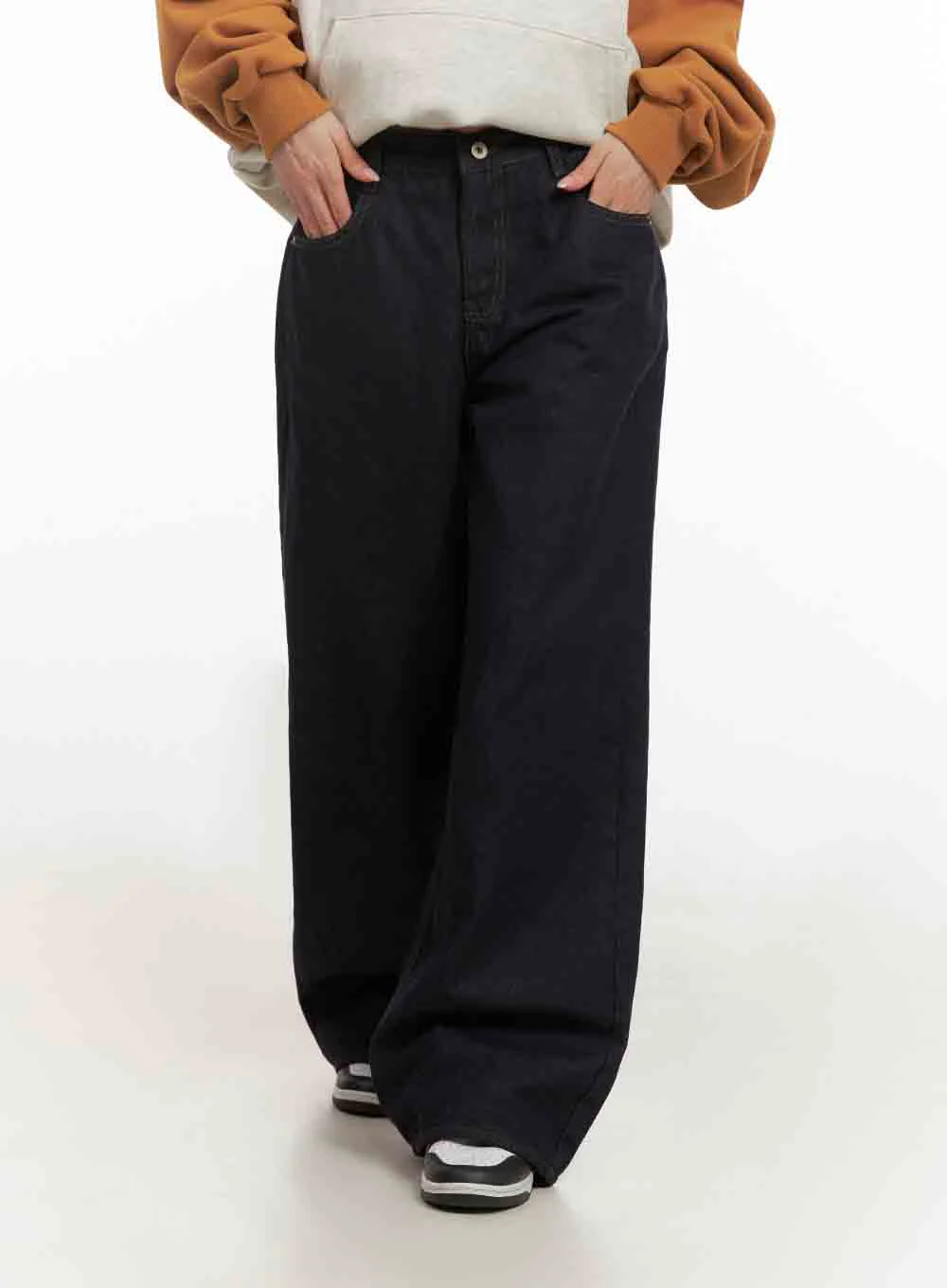 Katie Oversized Wide-Leg Jeans IJ503 - Image 3