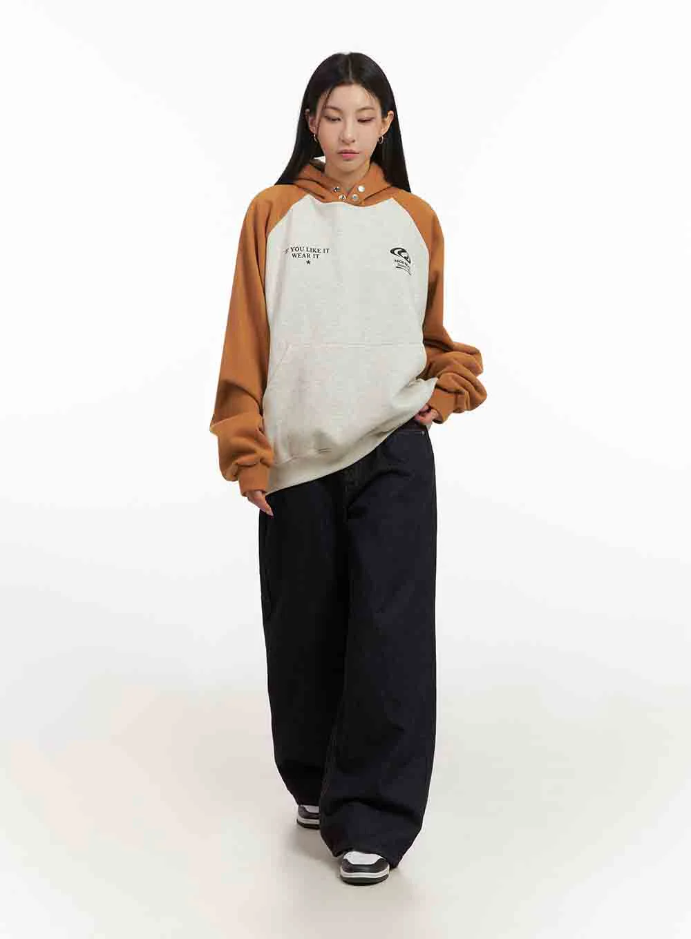 Katie Oversized Wide-Leg Jeans IJ503 - Image 4