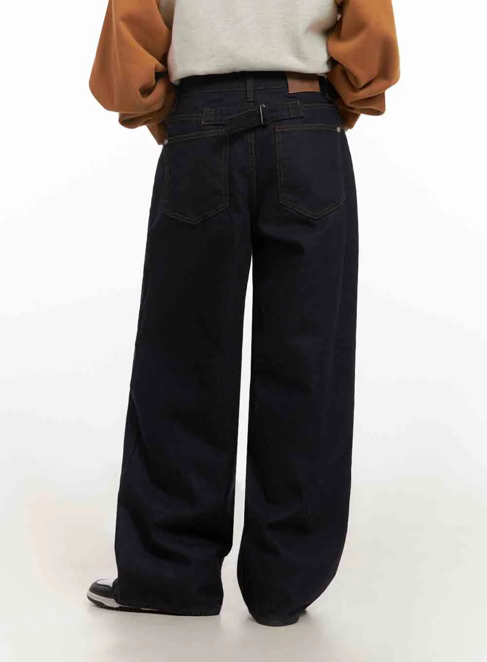 Katie Oversized Wide-Leg Jeans IJ503 - Image 6
