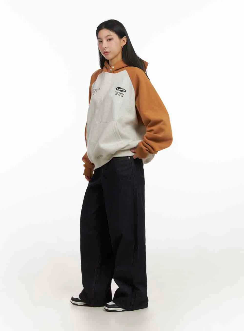 Katie Oversized Wide-Leg Jeans IJ503 - Image 8