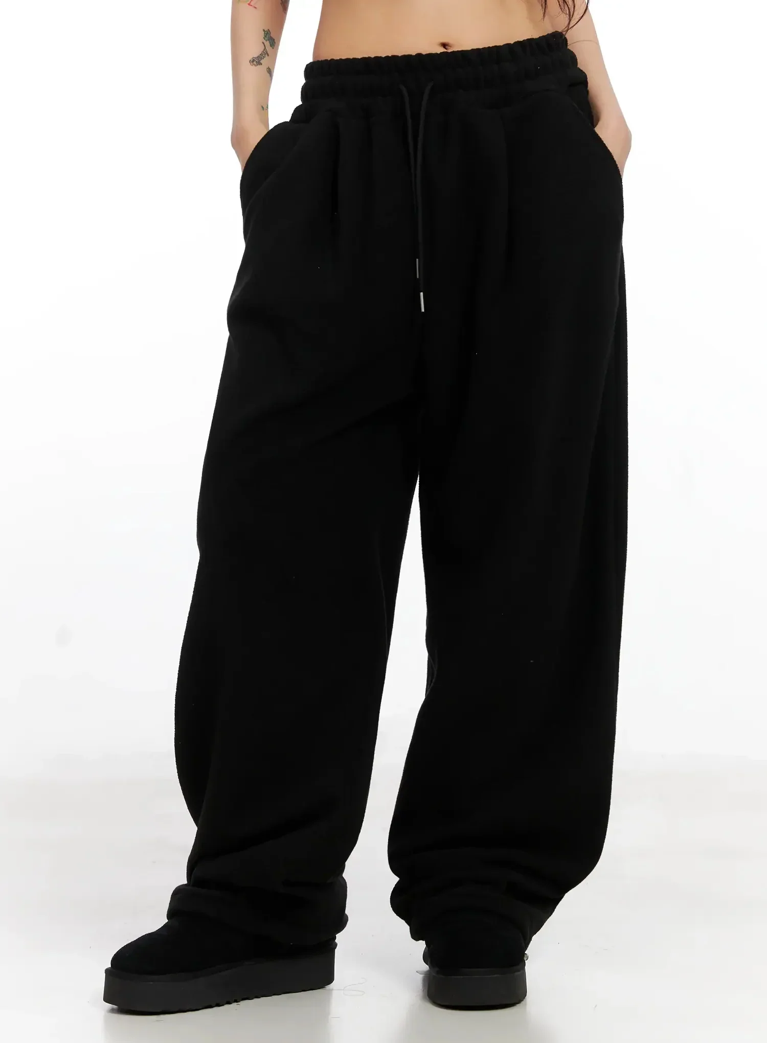 Kessler Fleece Wide Leg Sweatpants IN528 - Image 5