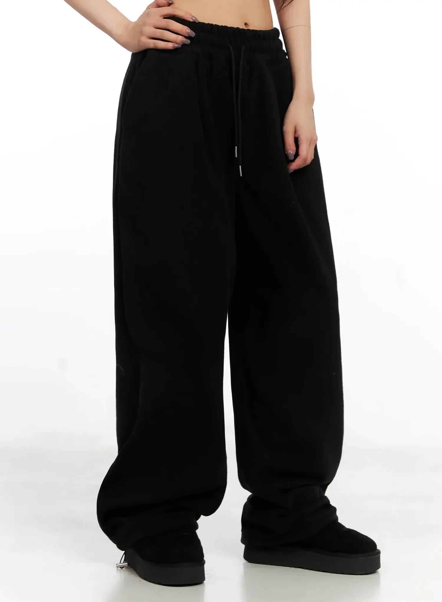 Kessler Fleece Wide Leg Sweatpants IN528 - Image 9