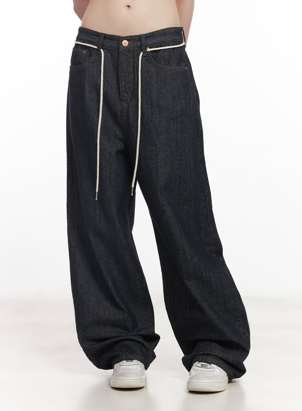 Kirsten String Wide-Leg Summer Denim Jeans IM528 - Image 13