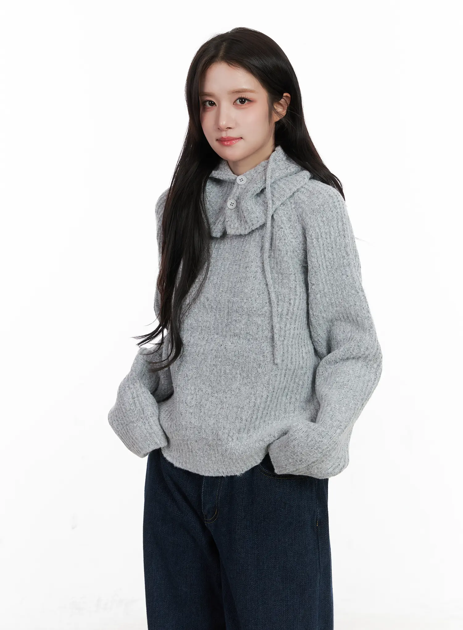 Knit Balaclava And Sweater Set CN526 - Image 13