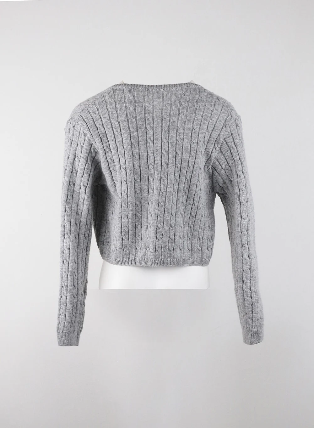 Knit Binding Long Sleeve Shrug OJ405 - Image 8