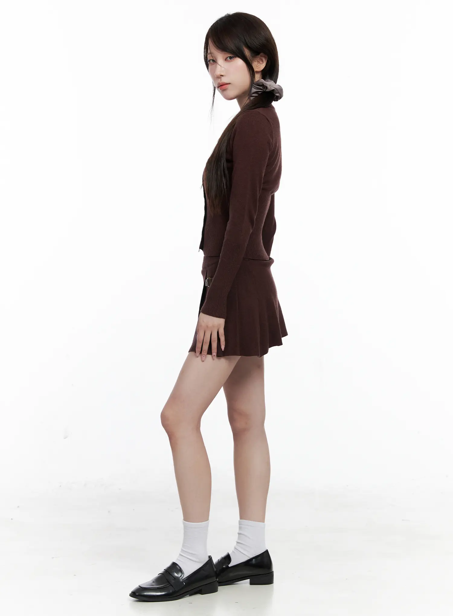 Knit Cardigan and Skirt Co-ord CO521 - Image 3