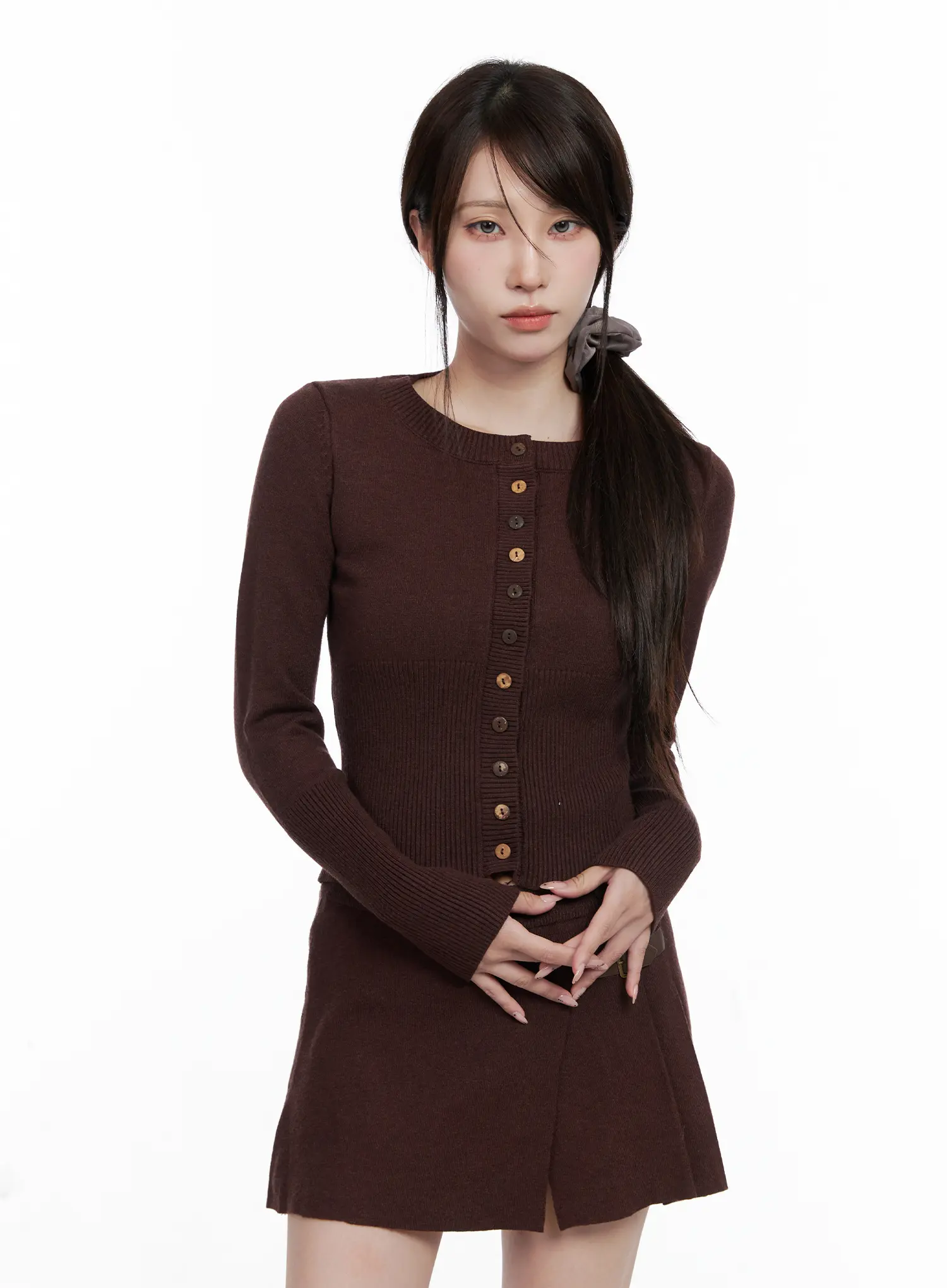Knit Cardigan and Skirt Co-ord CO521 - Image 5