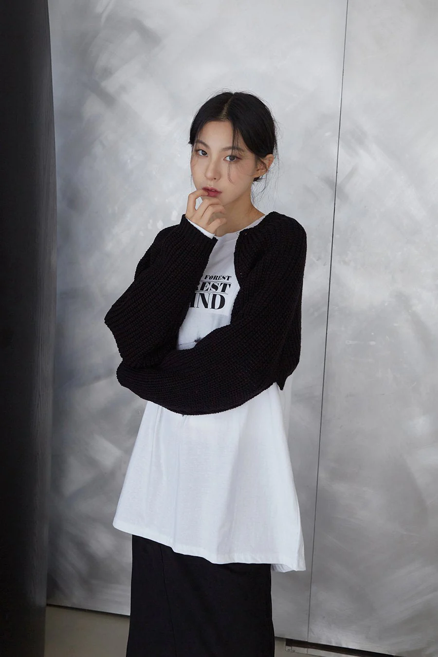 Knit Cardigan Shrug J24 - Image 2