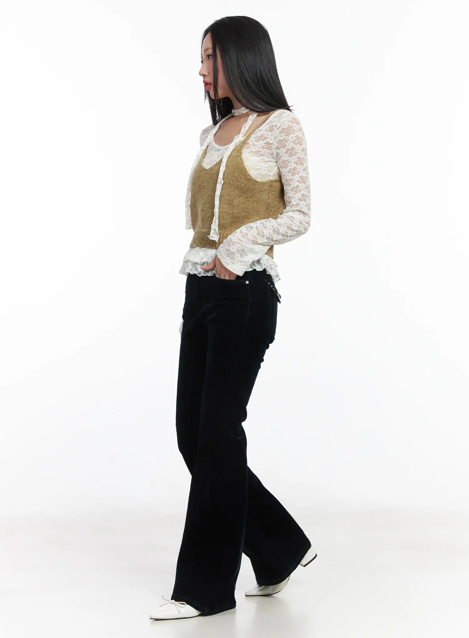 Knit Crop Tank Top CD529 - Image 4