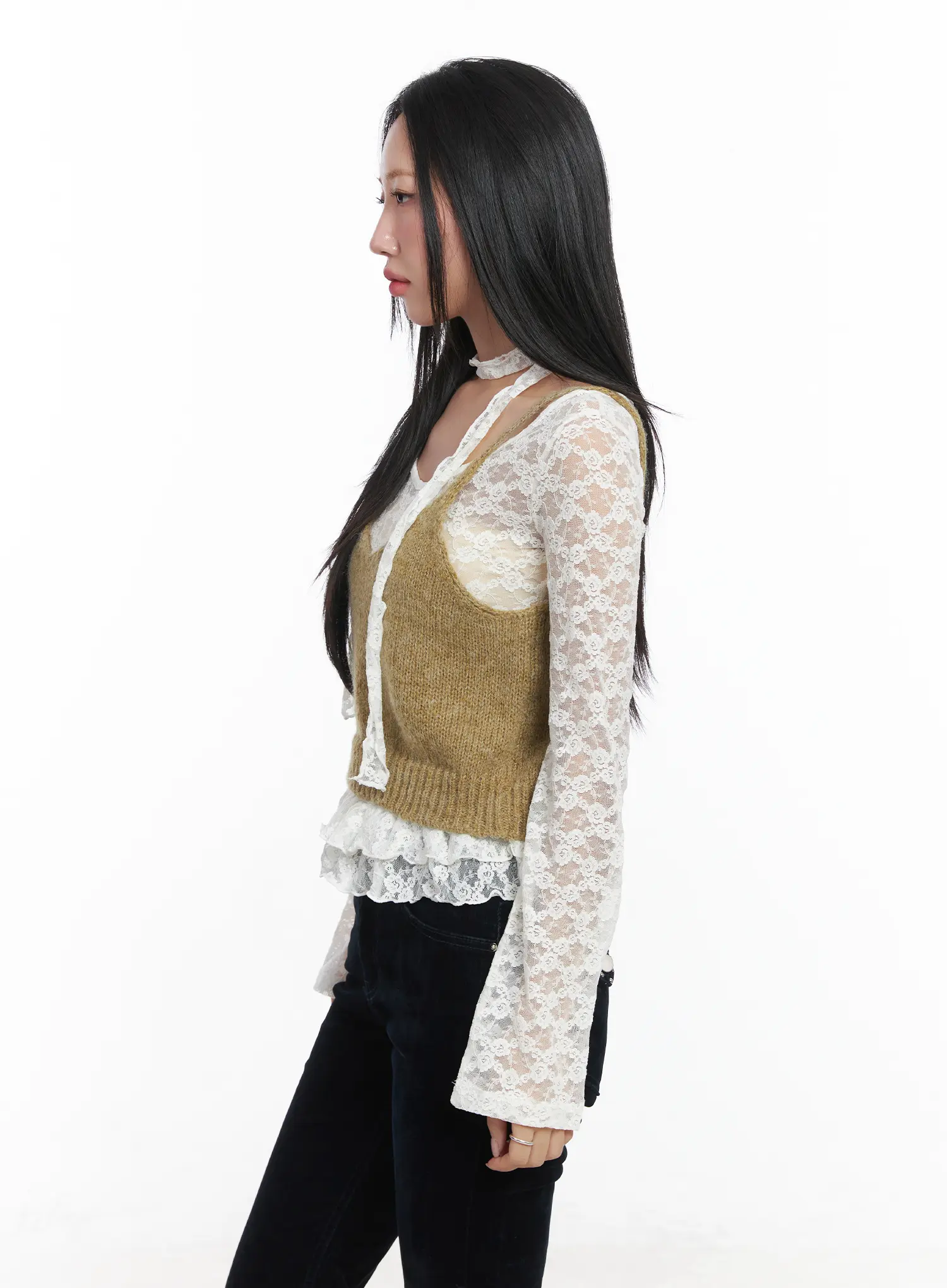 Knit Crop Tank Top CD529 - Image 6