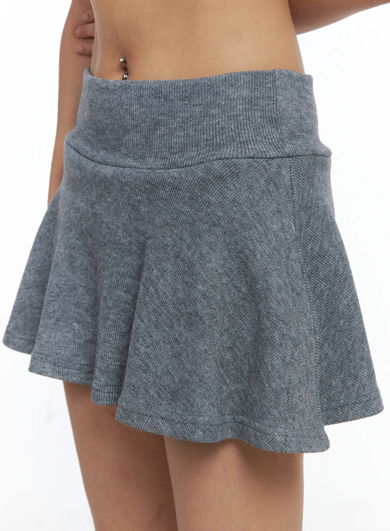 Knit Pleated Mini Skirt CS505 - Image 8