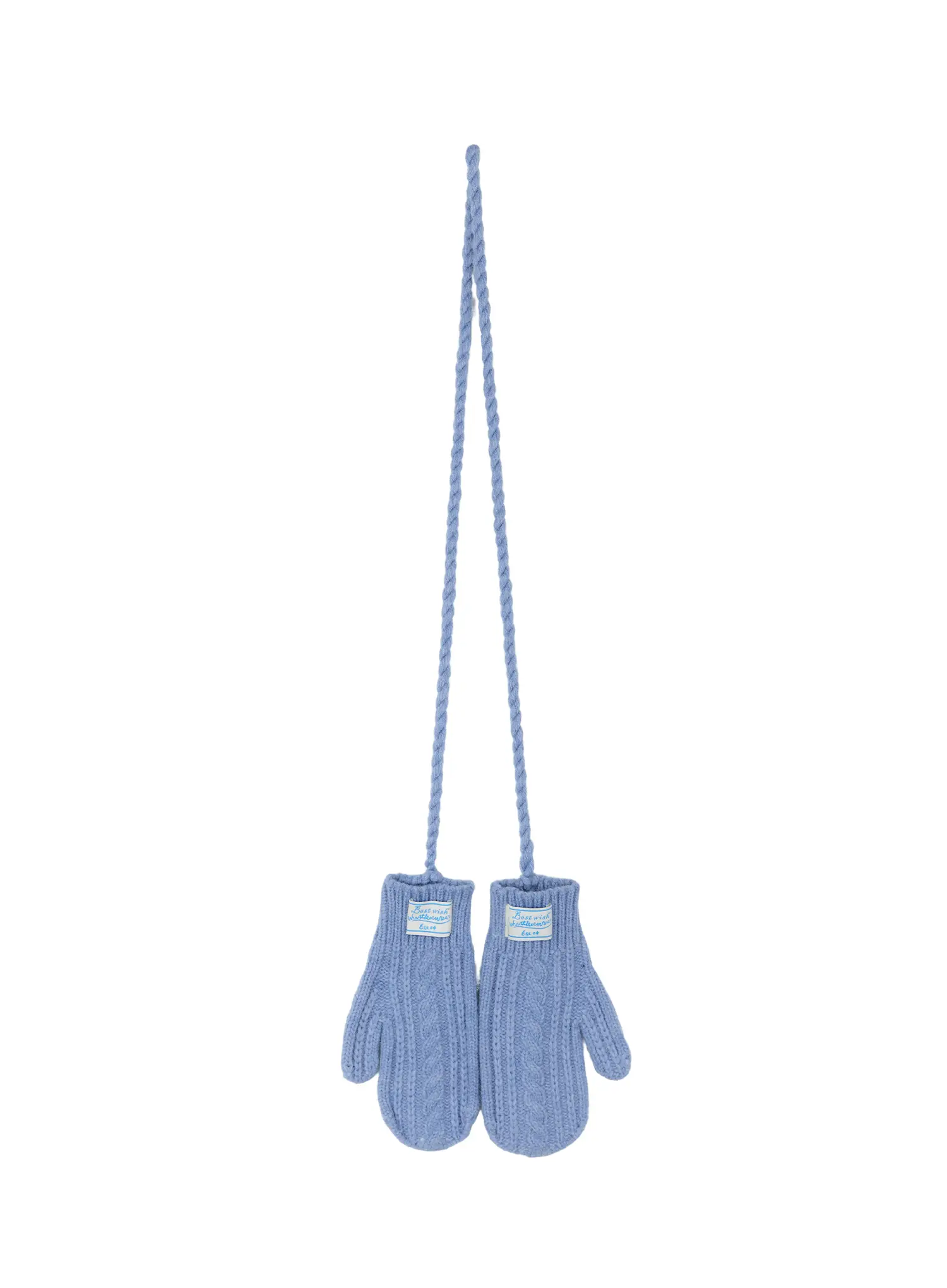Knit Touchscreen Corded Mittens ID511 - Image 20