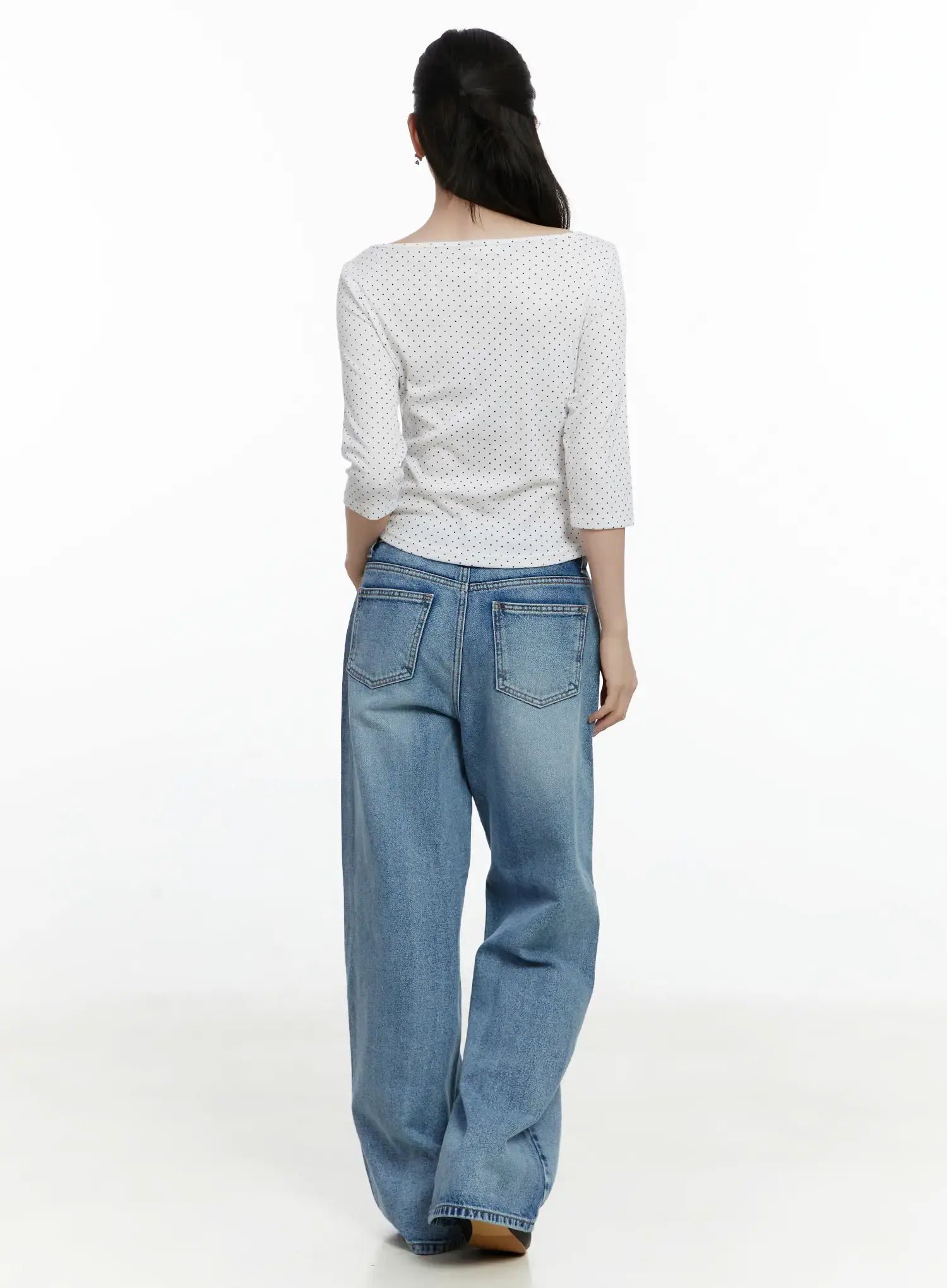 Kori Classic Wide Leg Jeans F502 - Image 7