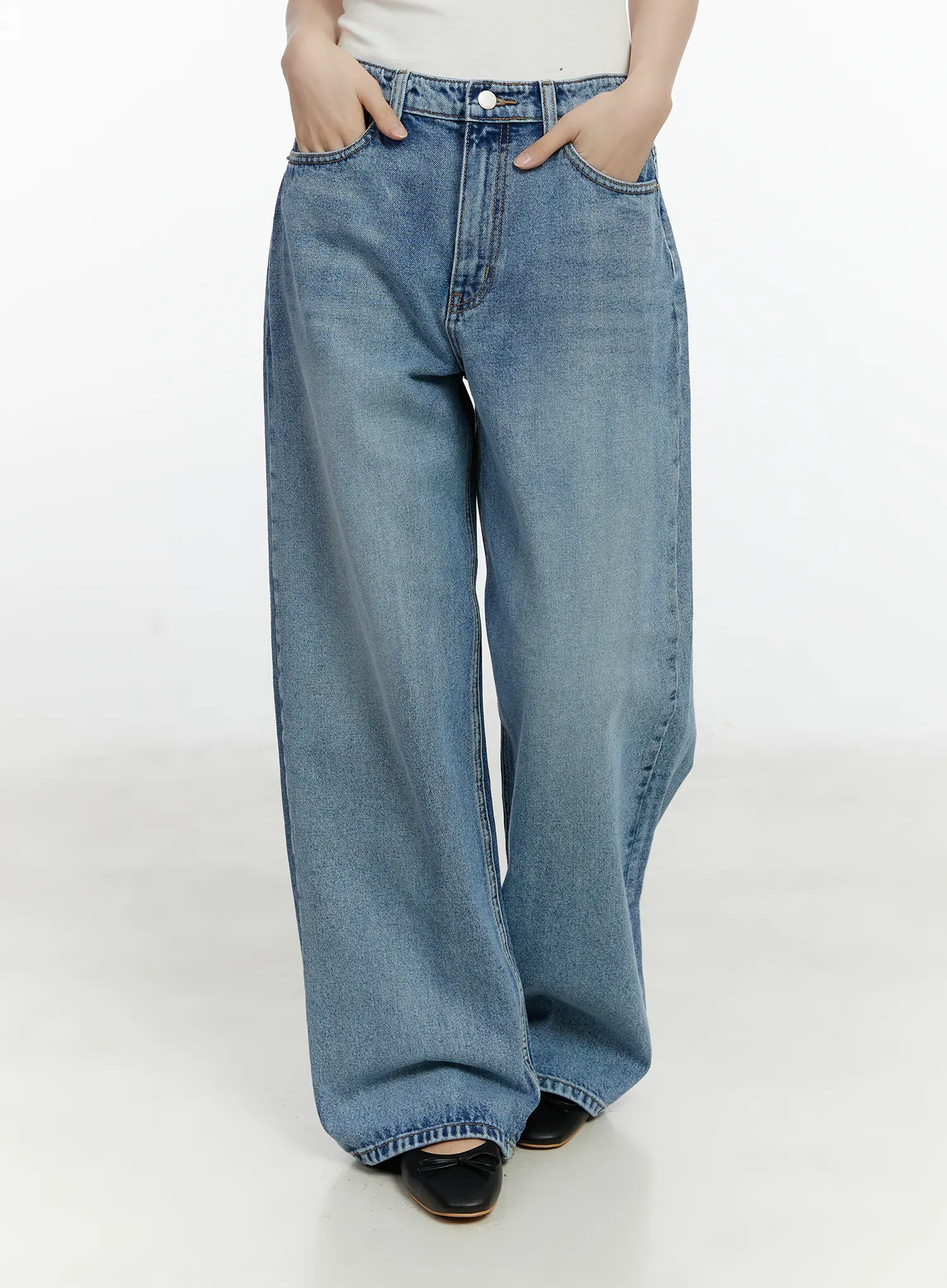 Kori Classic Wide Leg Jeans F502 - Image 8
