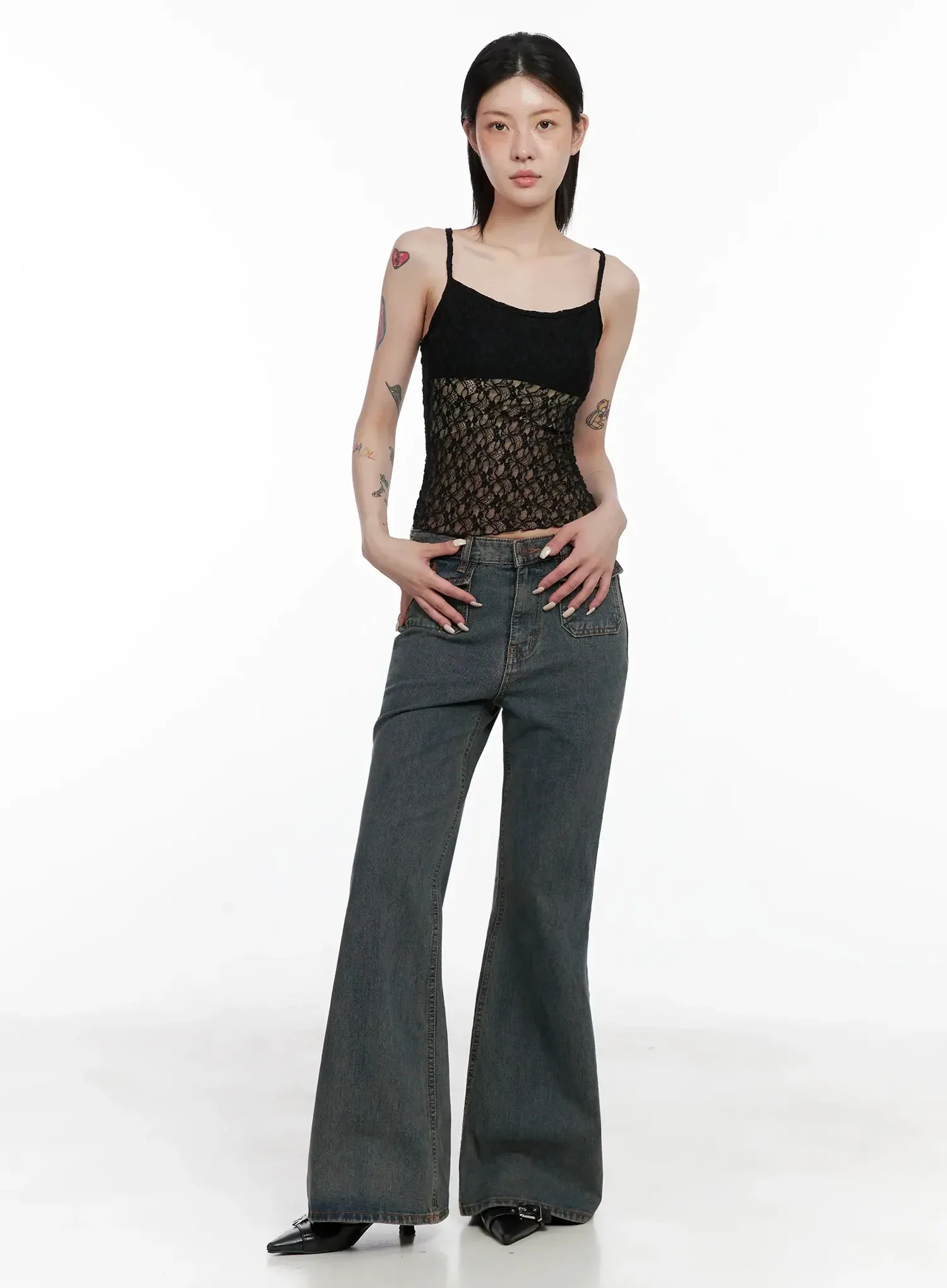Lace Detail Cami Top IS508 - Image 7
