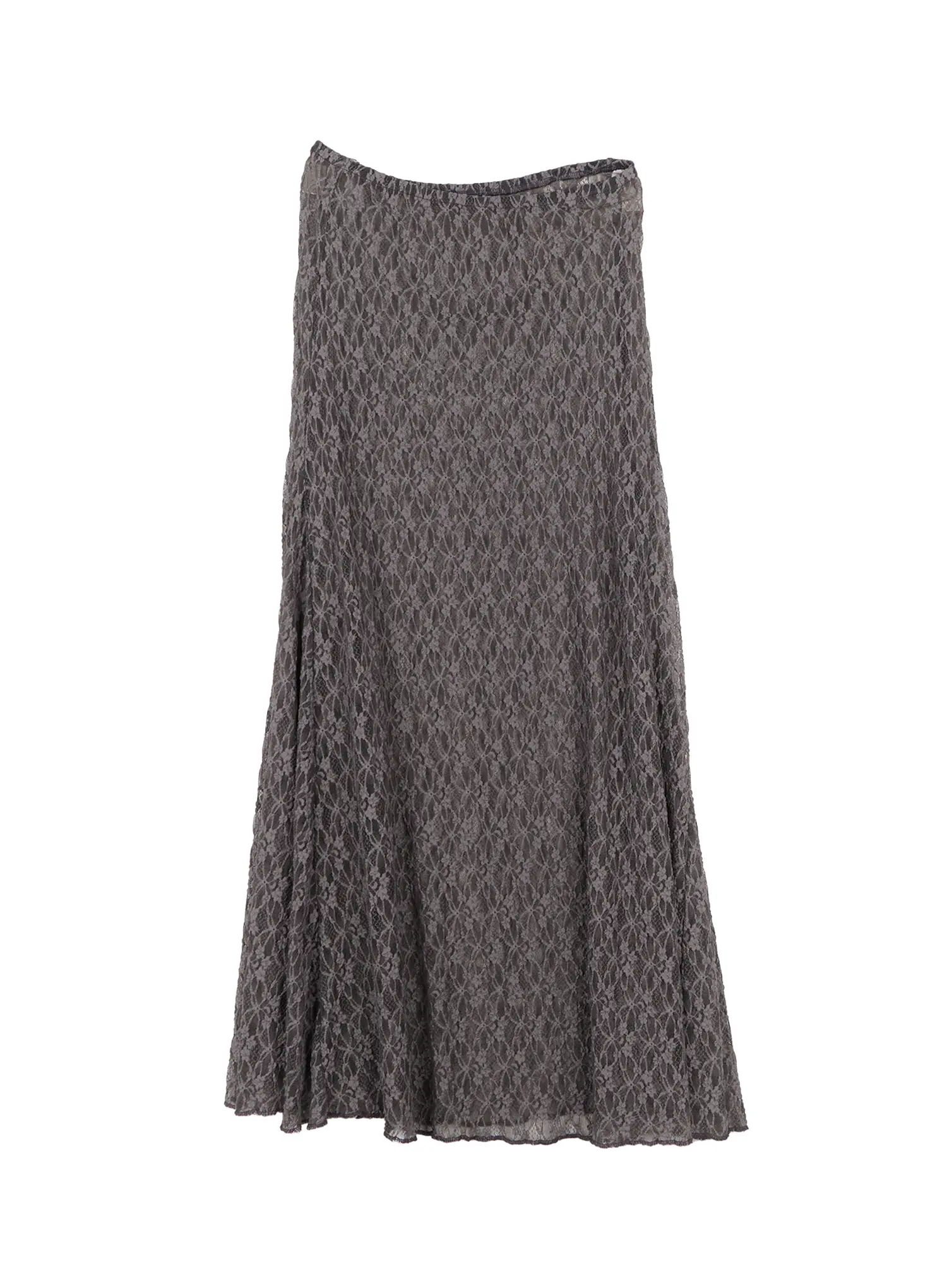 Lace Overlay Maxi Skirt CS502 - Image 8