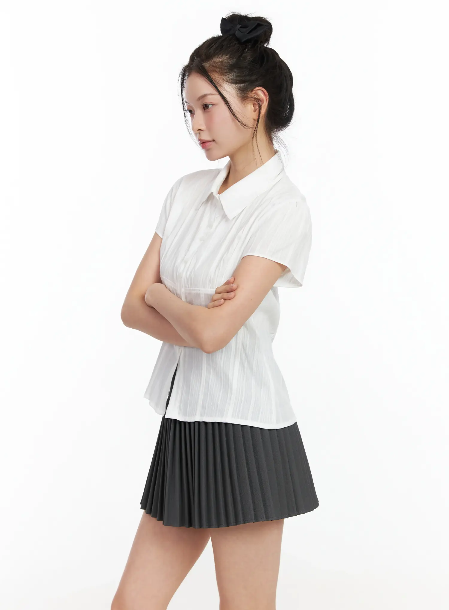 Lace Short Sleeve Blouse IM524 - Image 5