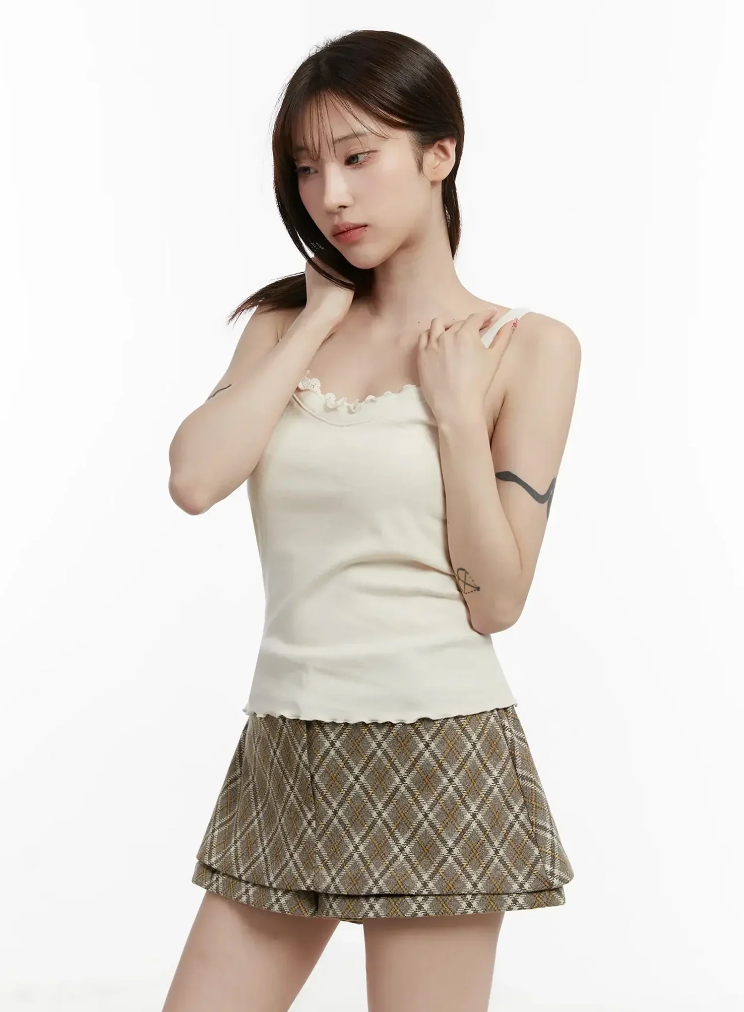 Lace Sleeveless Top IJ521 - Image 12